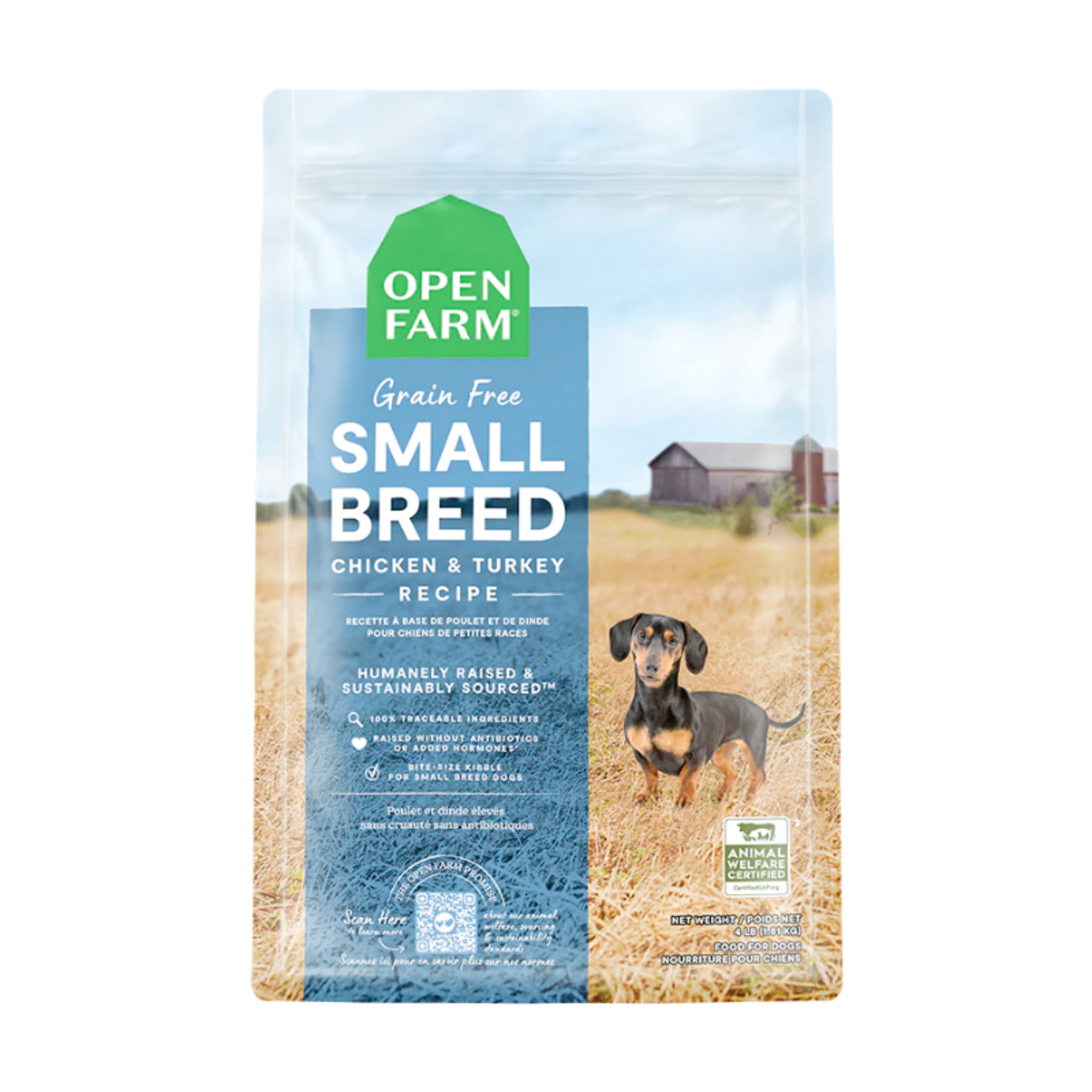 Open Farm Small Breed (Chicken & Turkey) - Grain Free Dog Food - Open Farm