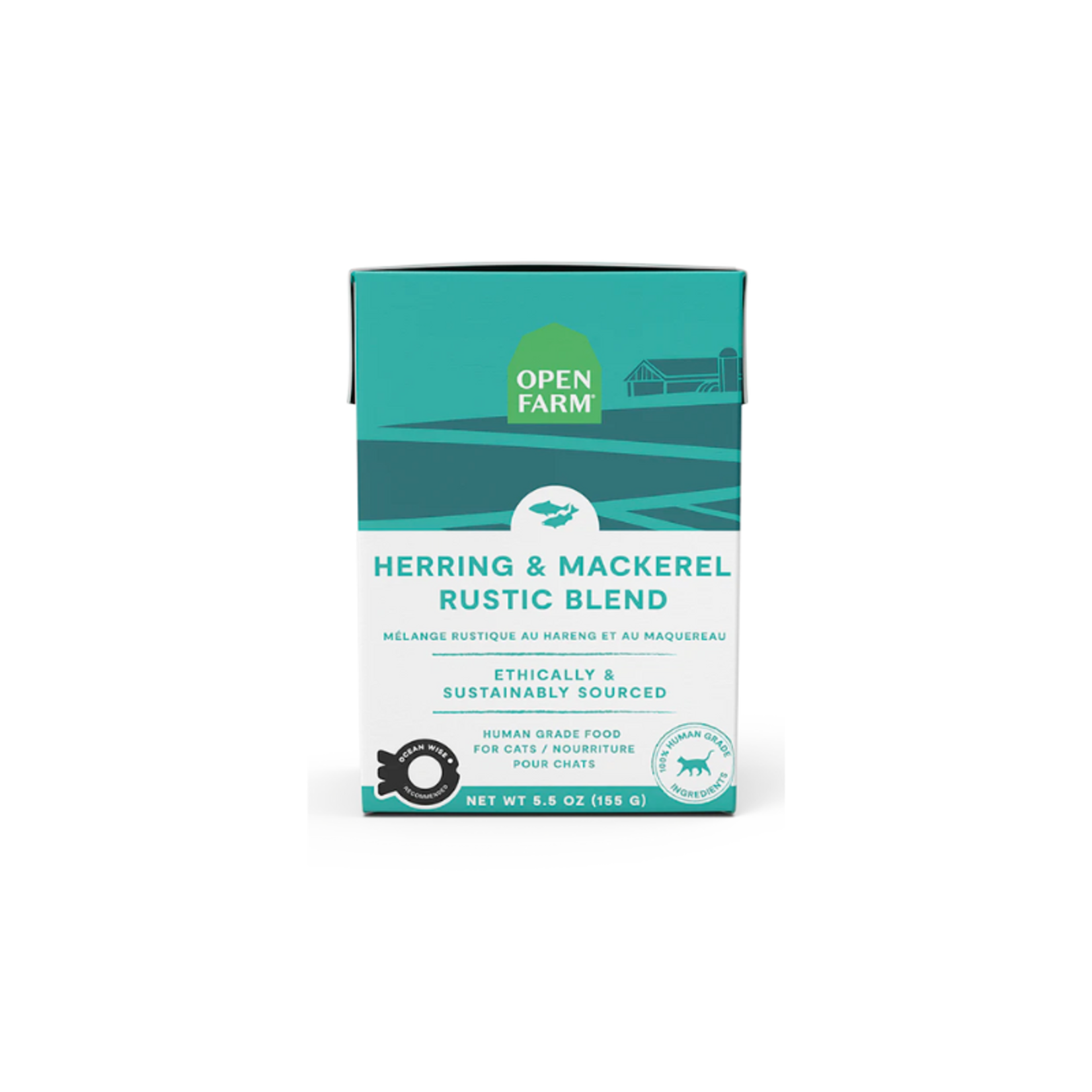 Open Farm 5.5 oz. - Herring & Mackerel - Rustic Blend - Open Farm - cat
