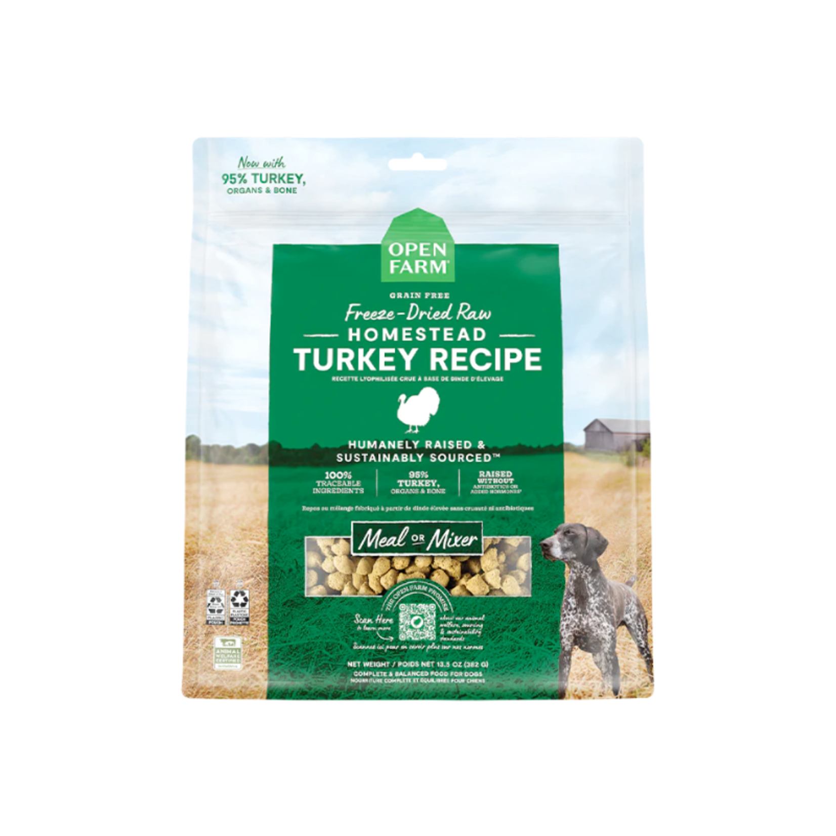 Open Farm Homestead Turkey - Freeze Dried Raw Dog Food - Open Farm
