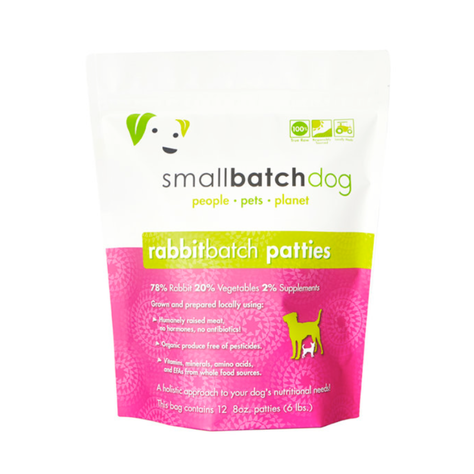 Small Batch Rabbit - Raw Frozen Patties - Small Batch - Dog