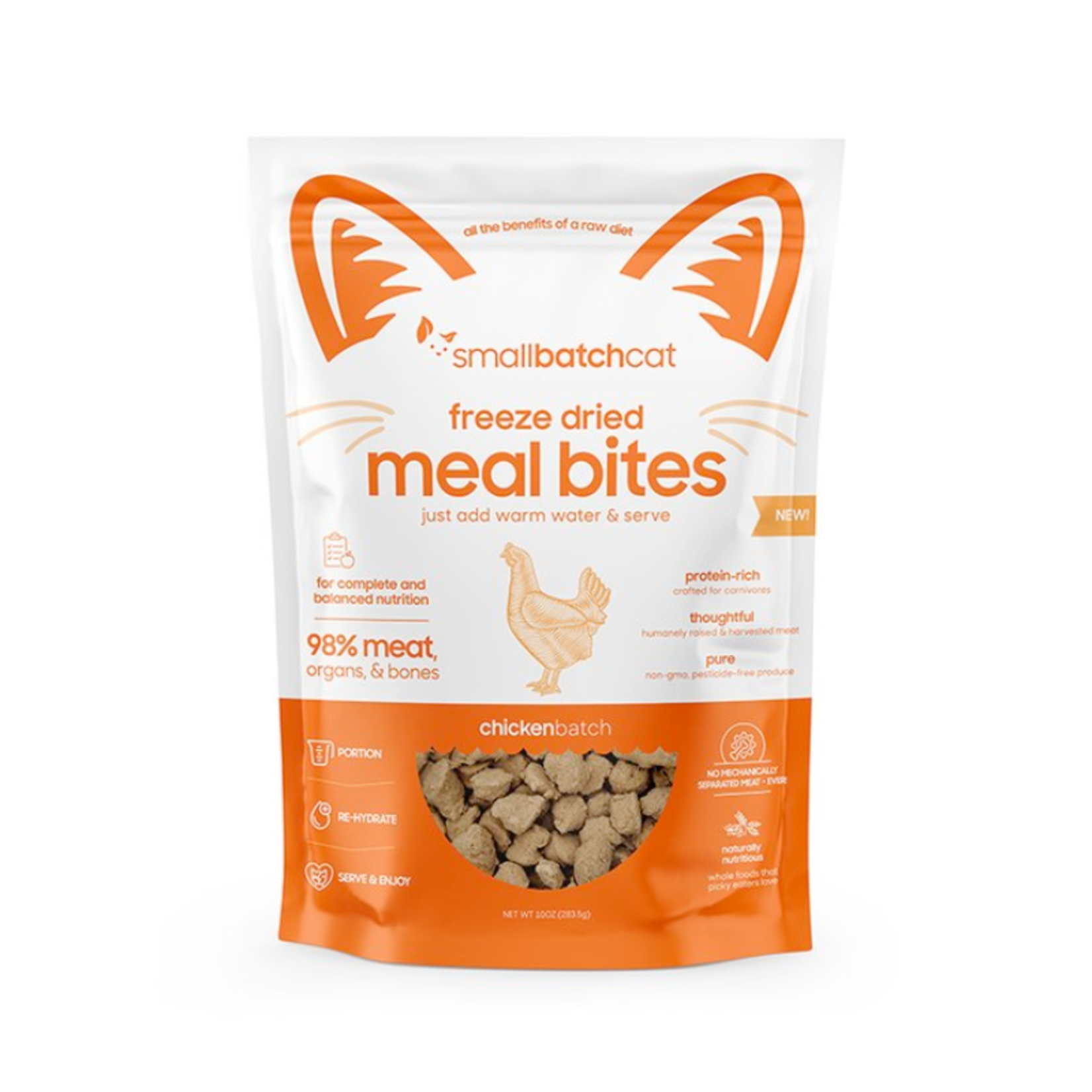 Small Batch Freeze Dried Meal Bites - Chicken or Beef - Small Batch - Cat