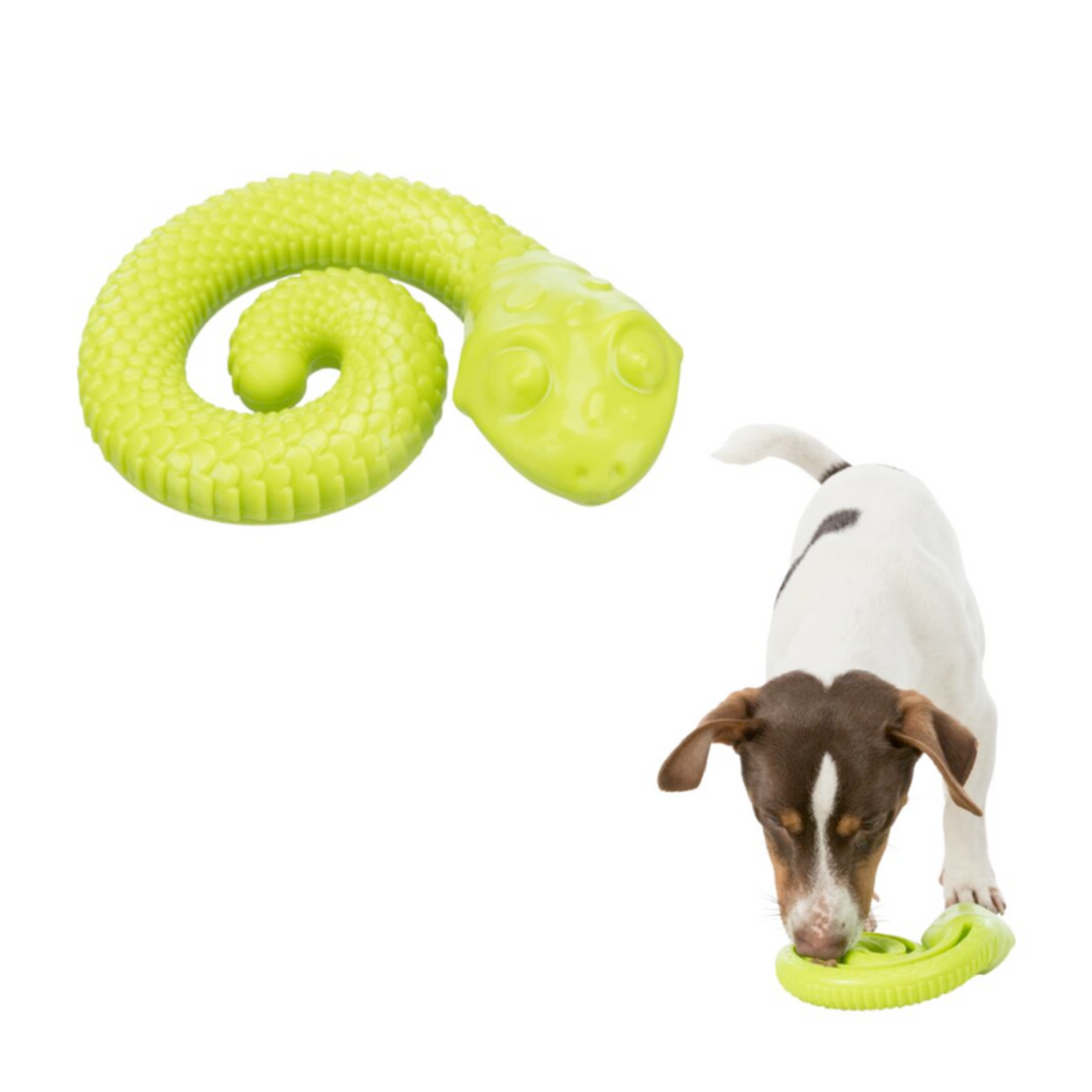 Trixie Coiled Snake - Stuffable Toy - Trixie