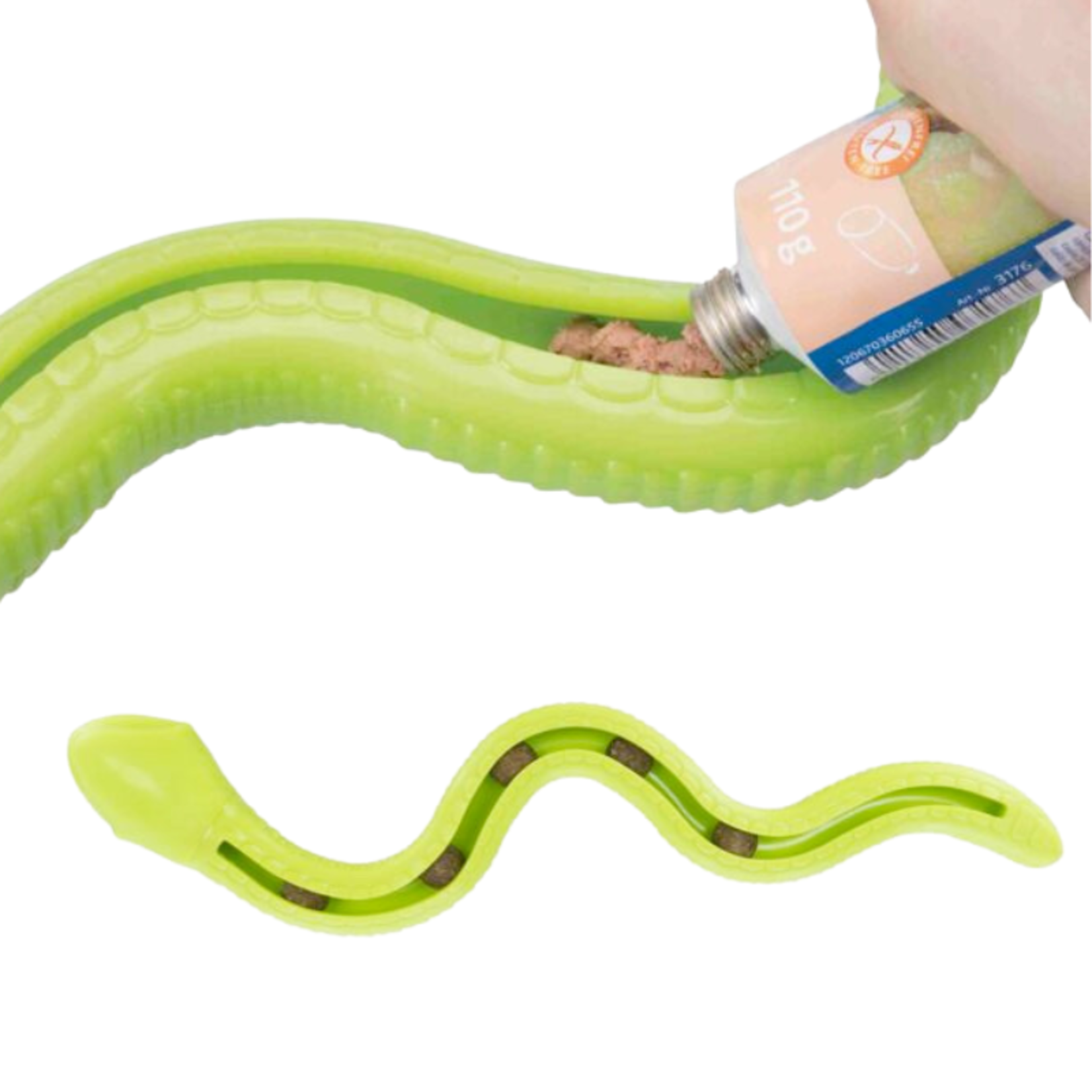 Trixie Squiggly Snake - Stuffable Toy - Trixie