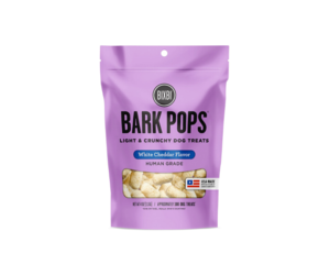 White Cheddar Light Crunchy Dog Treats Bark Pops Bixbi
