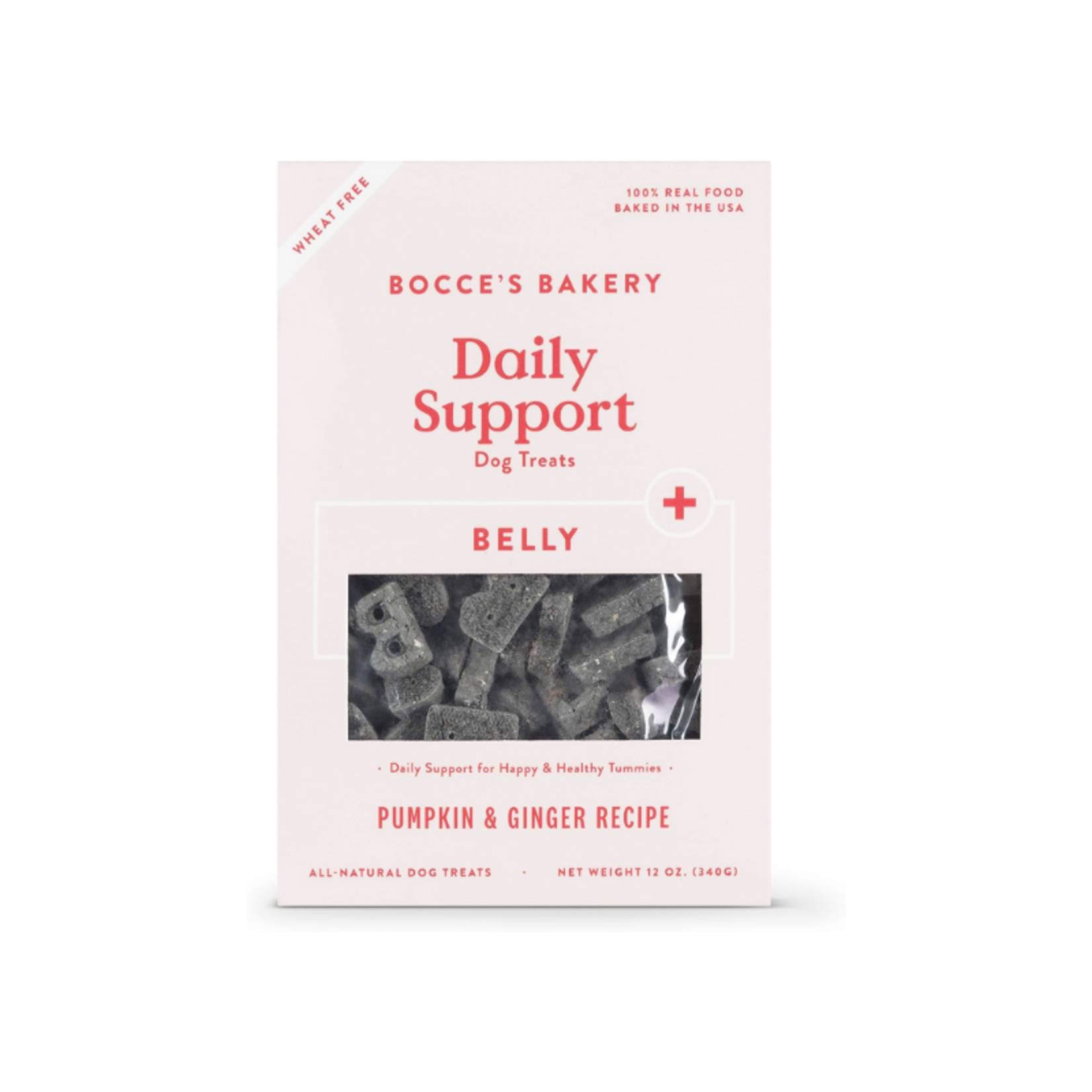Bocce's Bakery 12 oz. - Pumpkin & Ginger - Belly Daily Support Biscuit - Bocce's Bakery