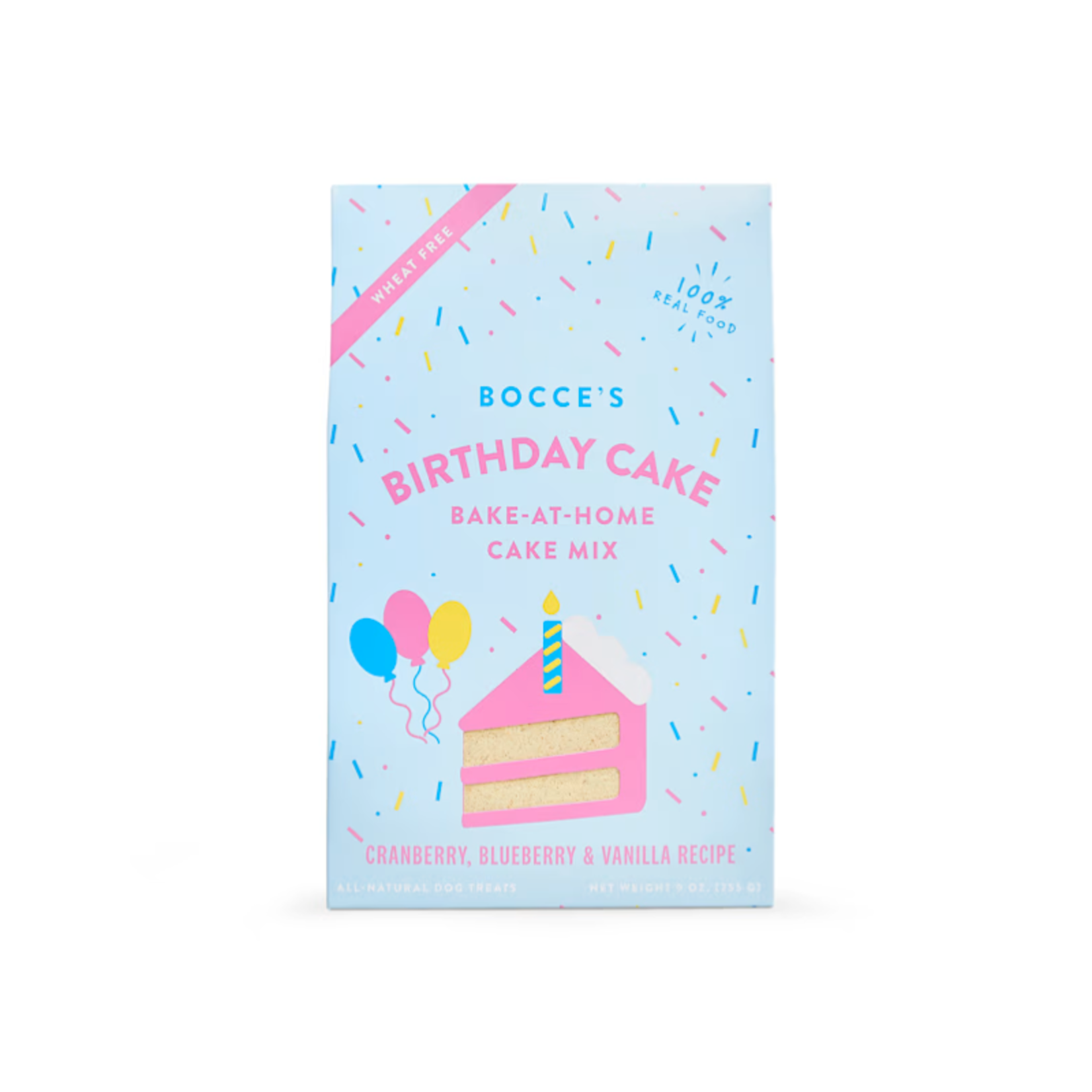 Bocce's Bakery 9 oz. - Birthday Cake MIx - Bake-at-Home - Bocce's Bakery