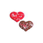 Bosco and Roxy's Bakery 1 pc - Small Confetti Heart - Bakery Cookie - Bosco and Roxy's