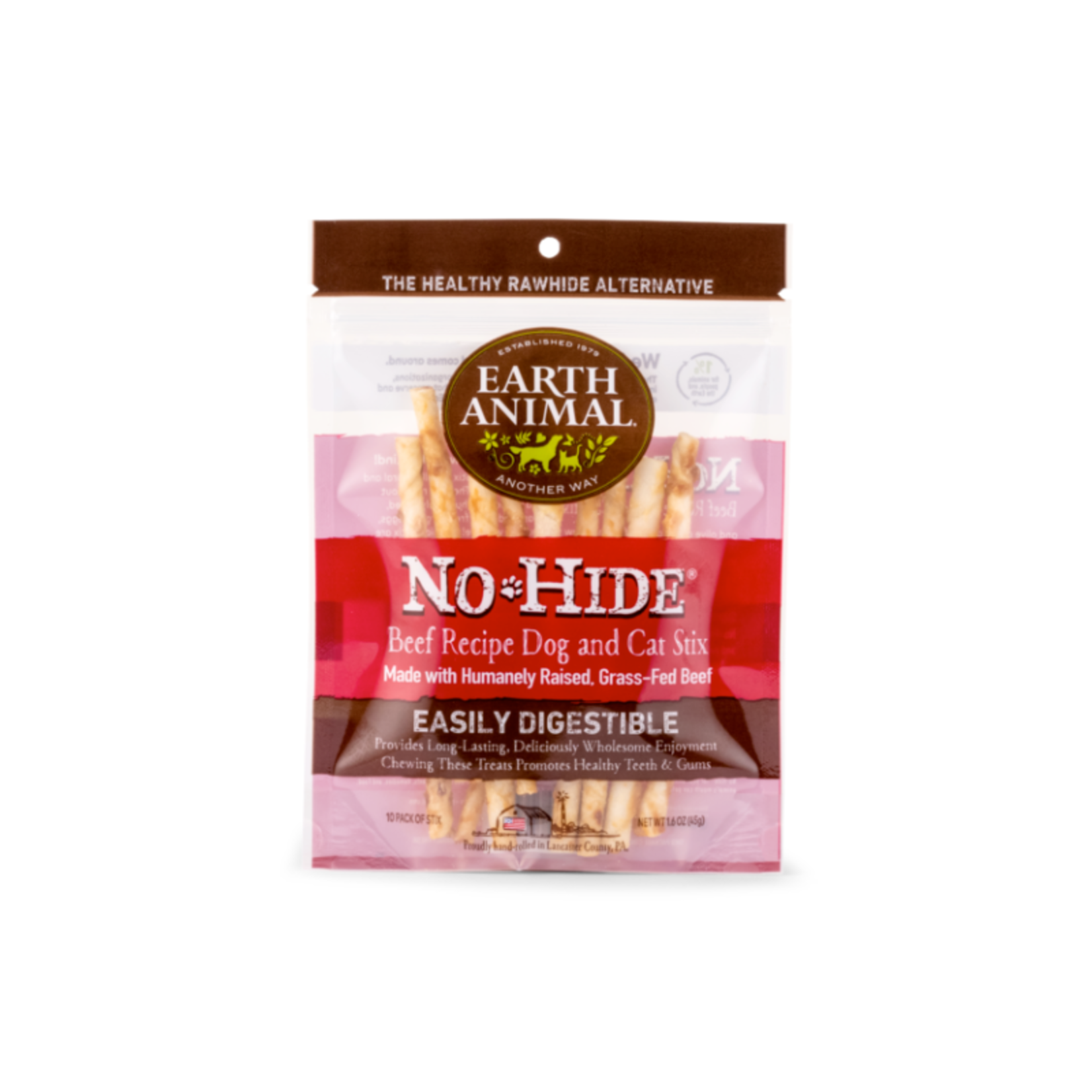 Earth Animal Beef - No-Hide Chew Roll / Stix - Earth Animal