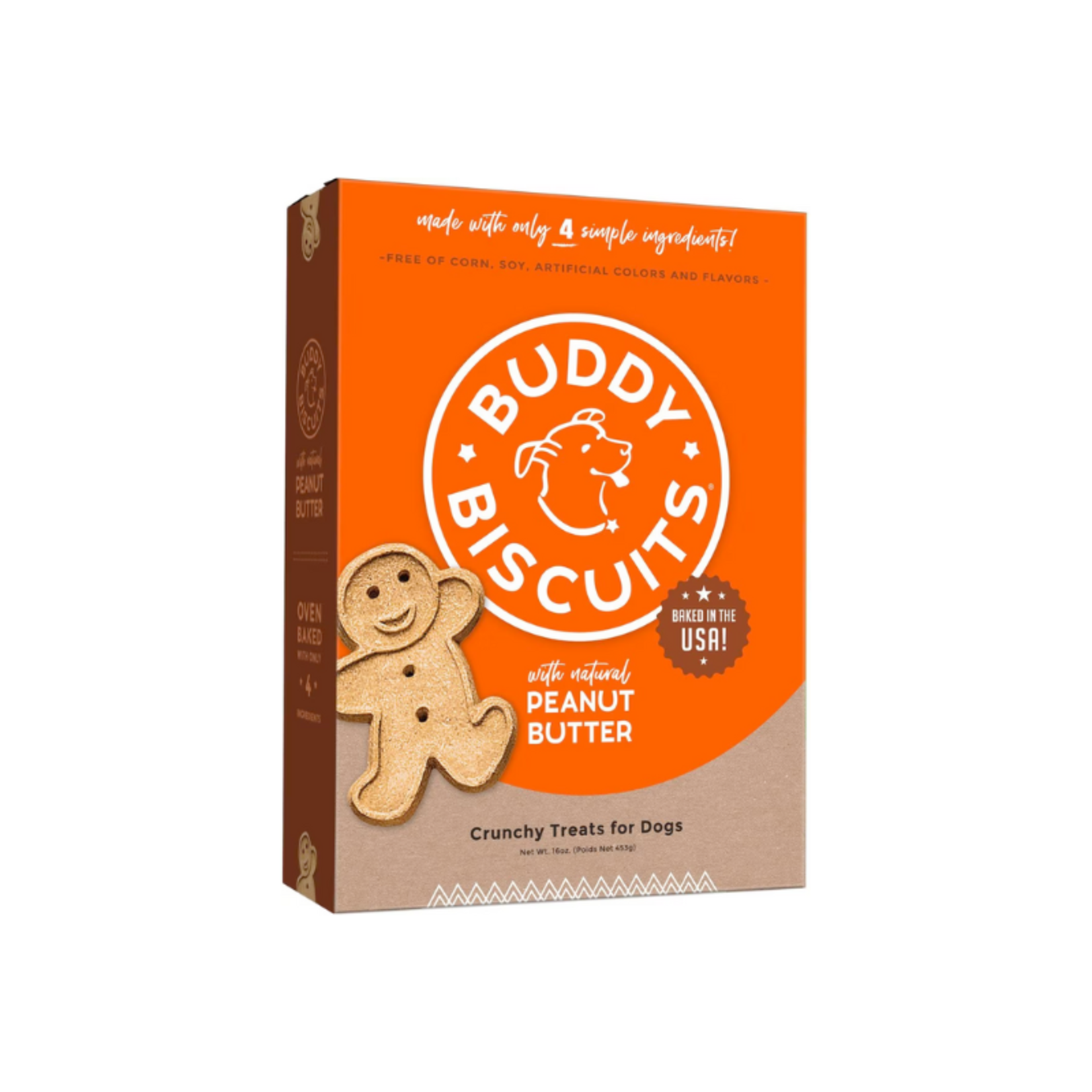 Cloud Star 16 oz. - Peanut Butter - Crunchy Dog Treats - Buddy Biscuits - Cloud Star