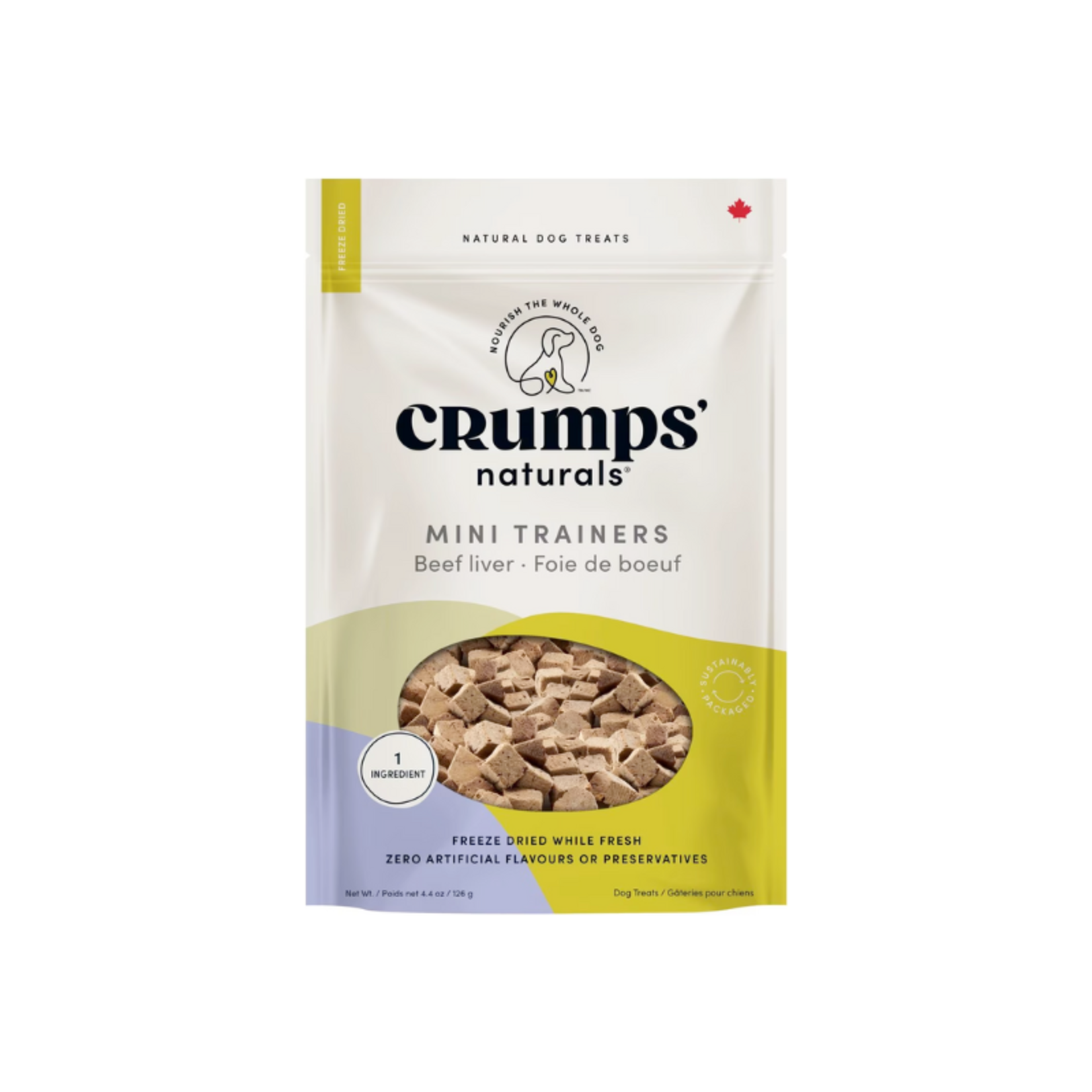 Crumps Naturals 1.9 oz. - Freeze-Dried Beef Liver - Mini Trainers - Crumps Naturals