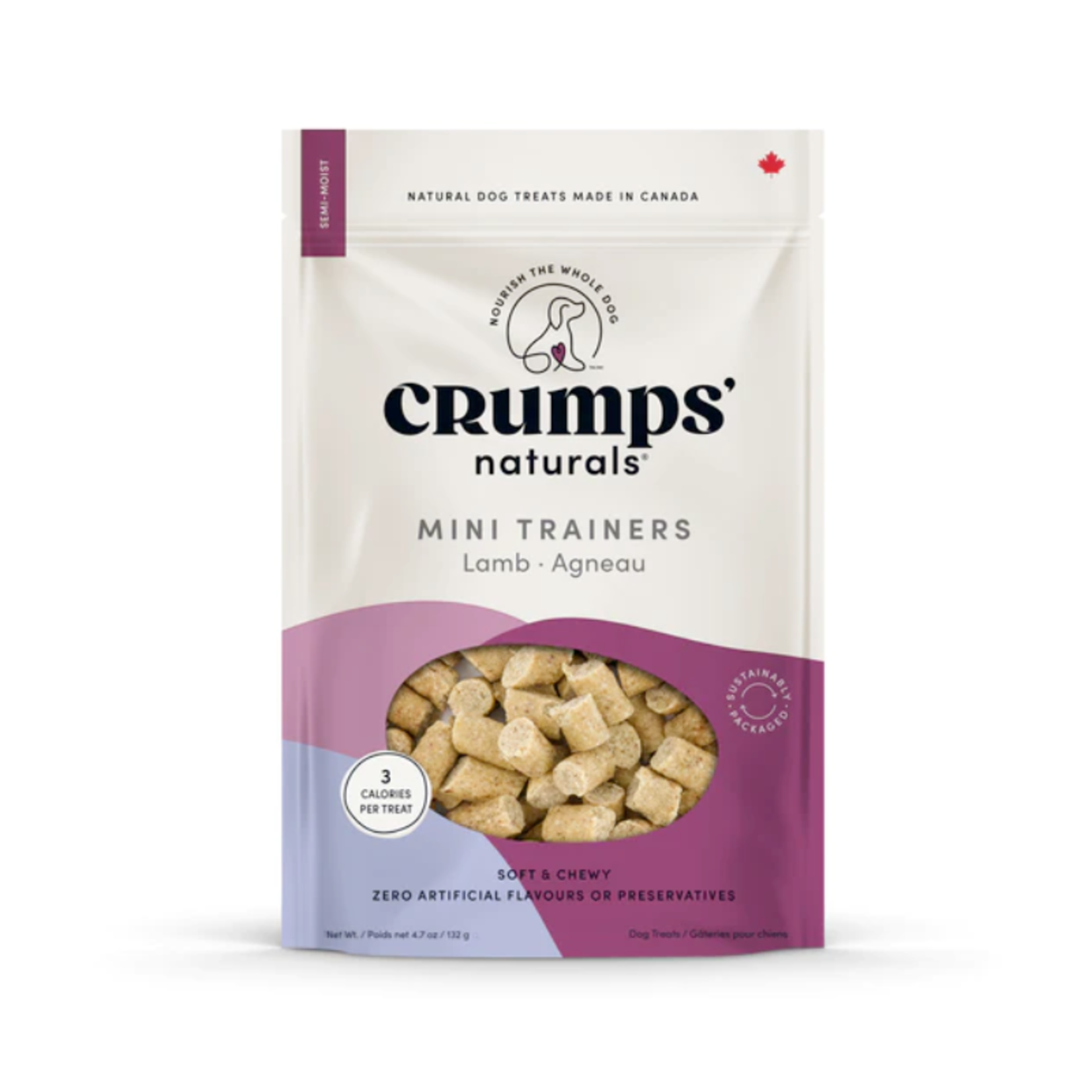 Crumps Naturals Mini Trainers (Semi-Moist) - Lamb / Duck / Beef - Crumps Naturals