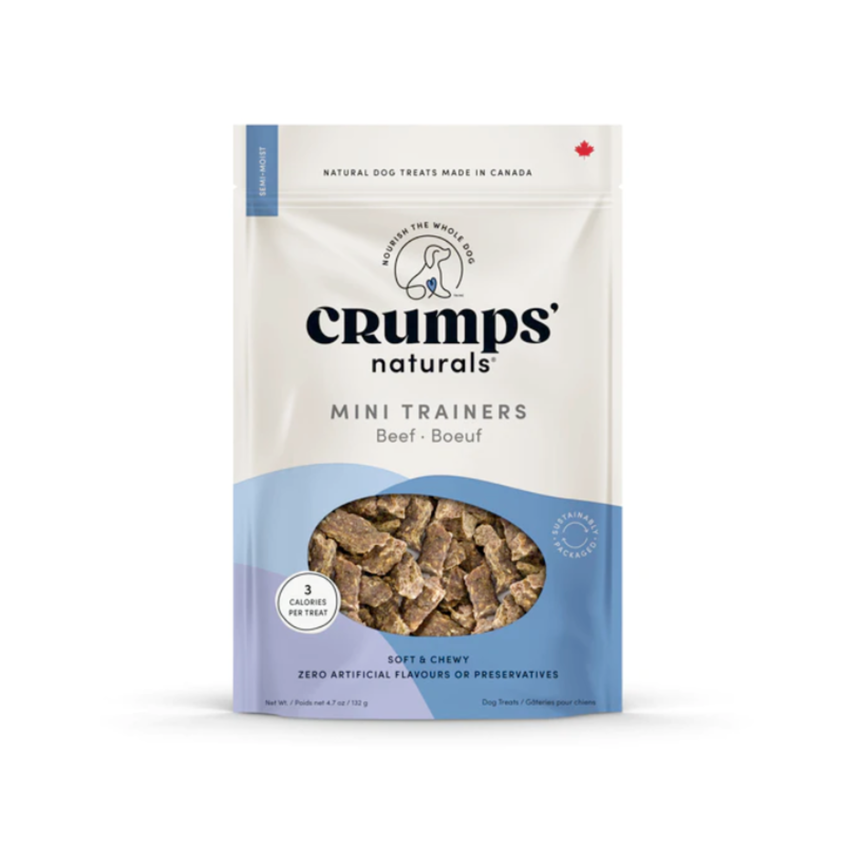 Crumps Naturals Mini Trainers (Semi-Moist) - Lamb / Duck / Beef - Crumps Naturals