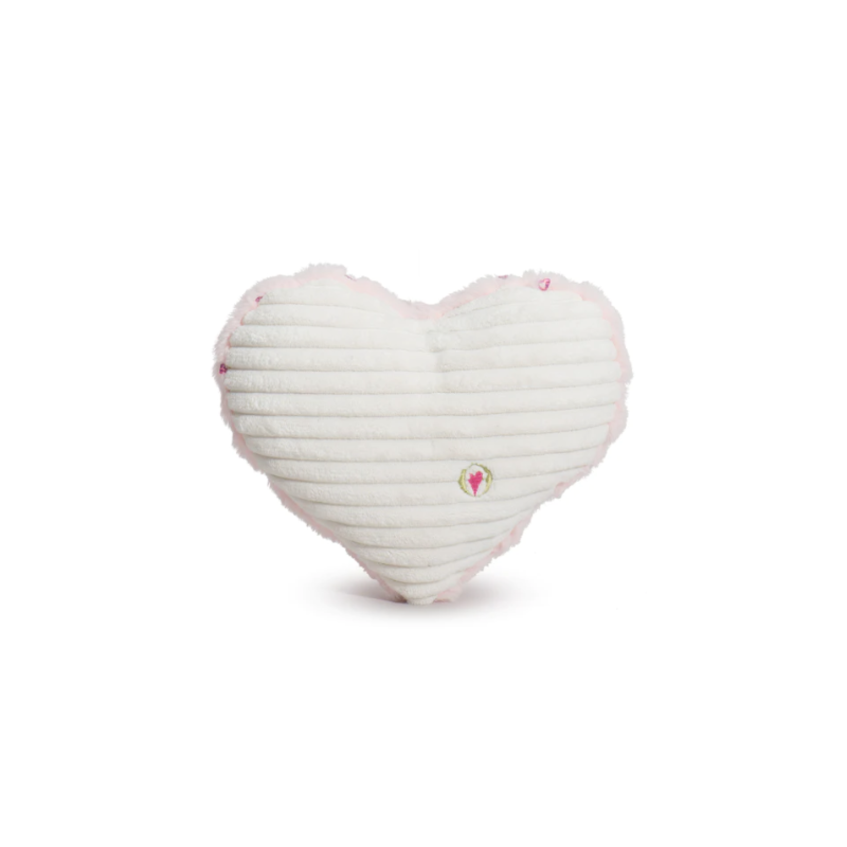 HuggleHounds Pink Heart - Plush Sweetheart - Dog Toy - Hugglehounds