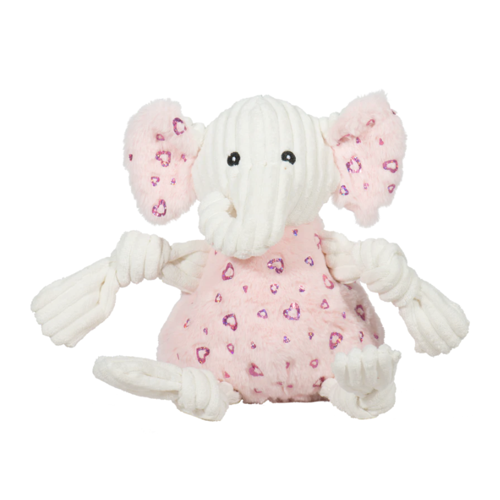 HuggleHounds Pink - Valentina Elephant Knottie - Hugglehounds