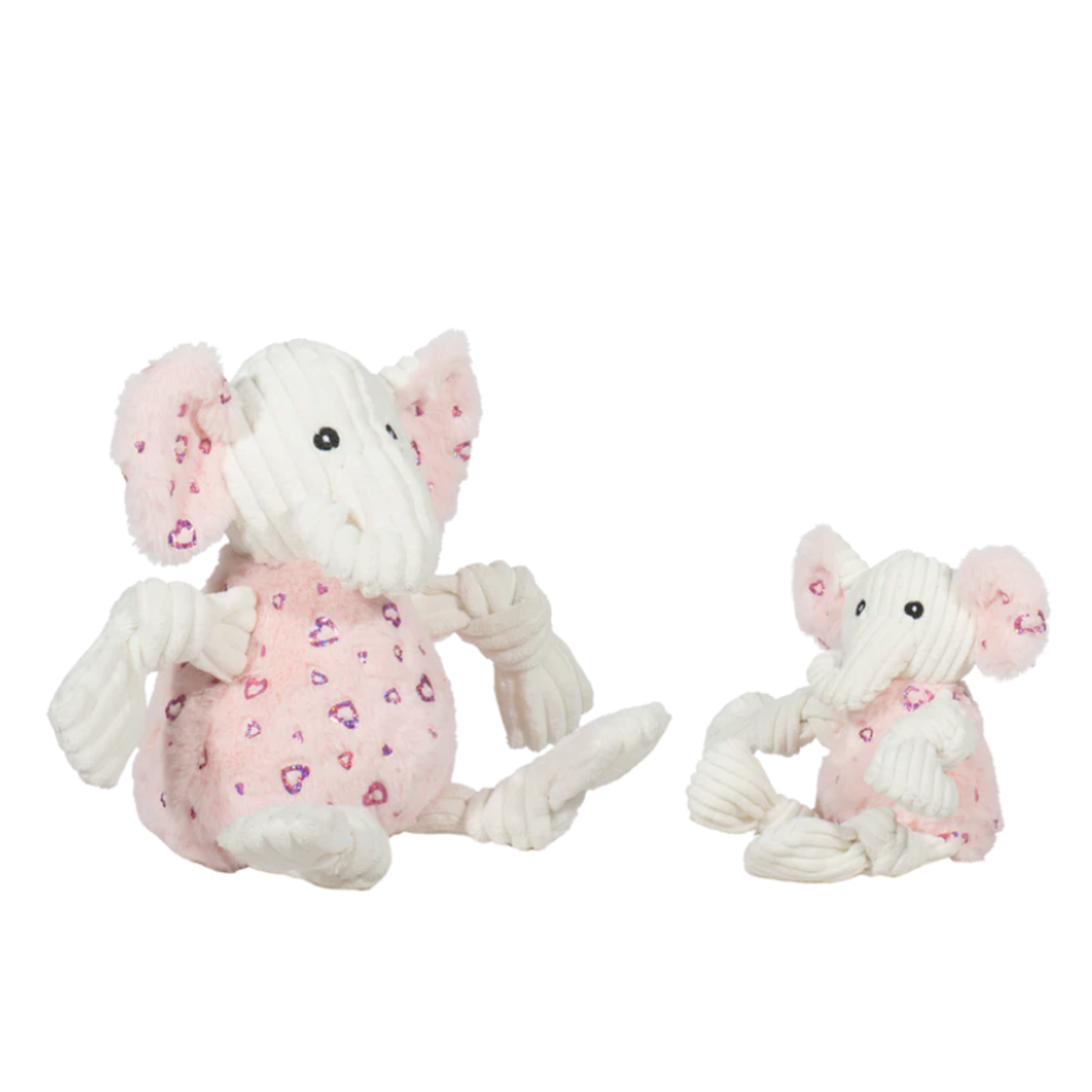 HuggleHounds Pink - Valentina Elephant Knottie - Hugglehounds