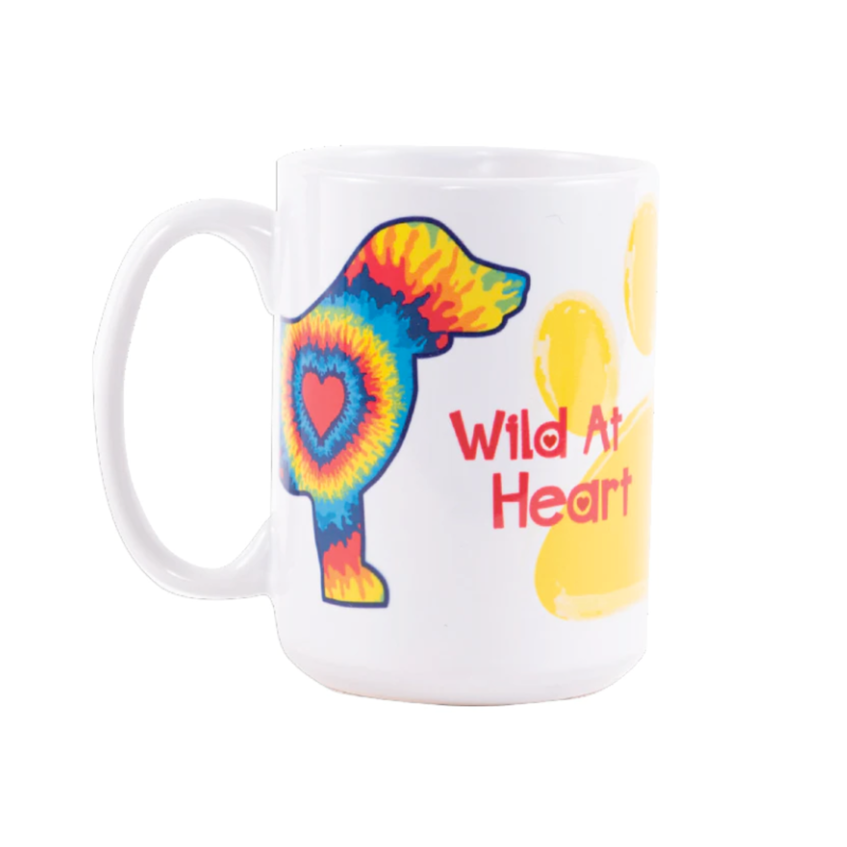 Dog Speak Wild At Heart - 15 oz. Ceramic Mug - Dog Speak