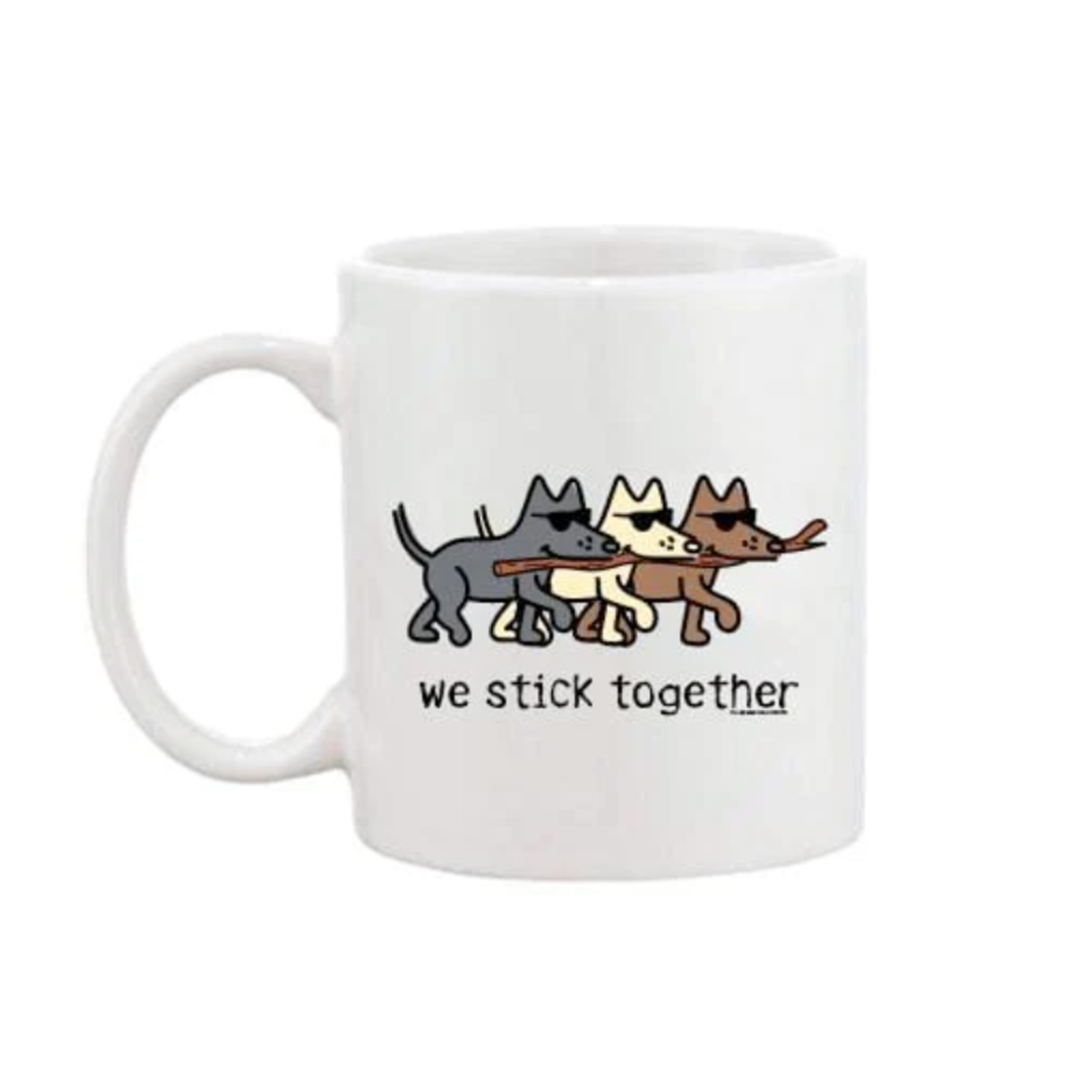 Teddy the Dog 11 oz. - We Stick Together - Coffee Mug - Teddy the Dog