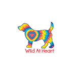 Dog Speak Wild At Heart Dog - Rainbow Tie Dye - Sticker - Dog Speak