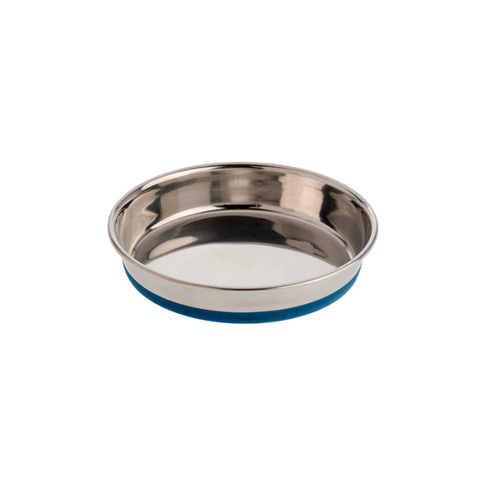 Durapet Shallow for Cats - Stainless Steel Bowl with Anti Skid Rubber Ring - Durapet