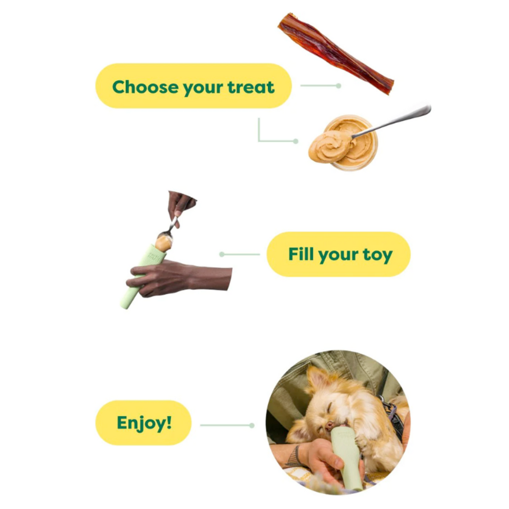 Earth Rated Stuffable Chew Toy - Natural Rubber - Earth Rated