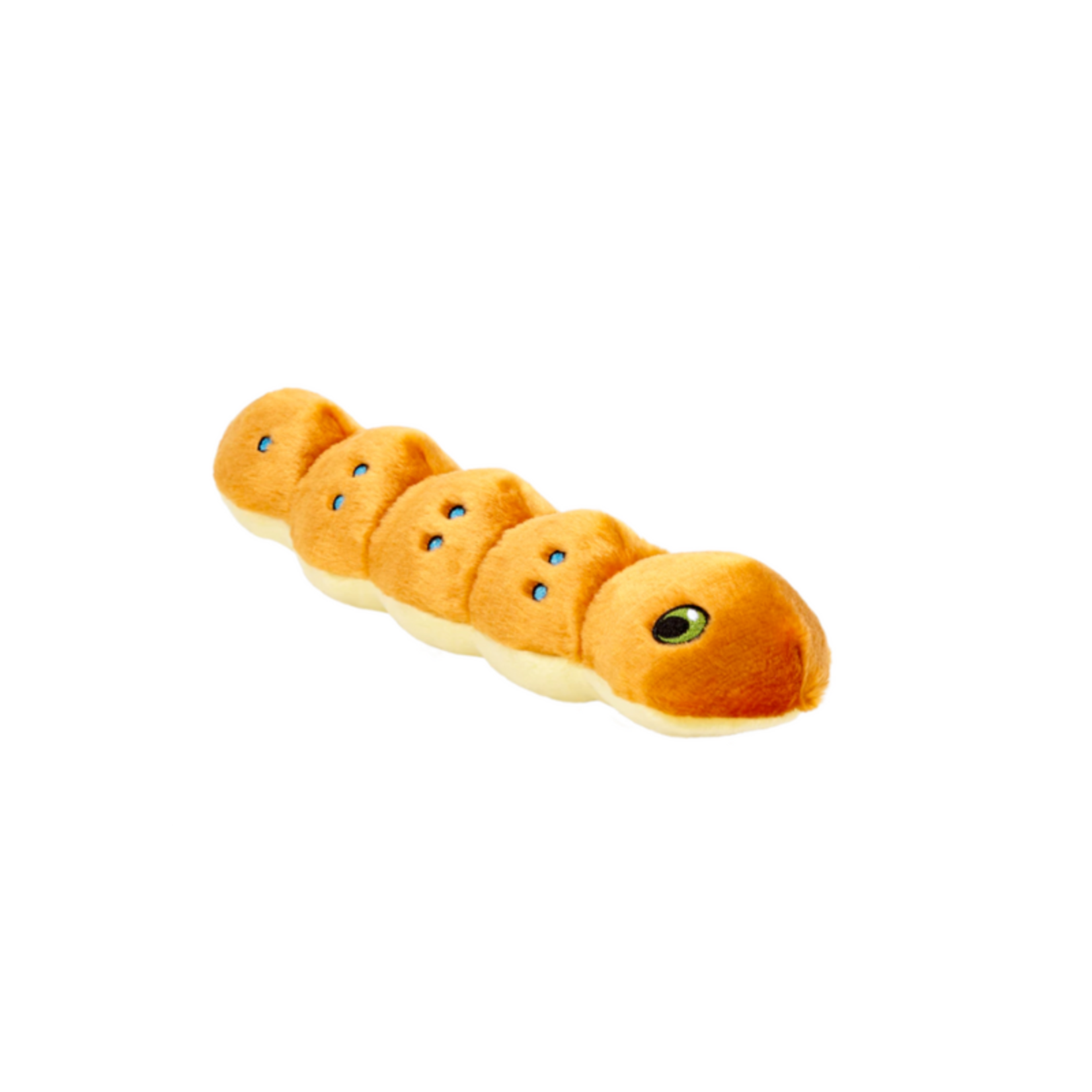Fluff & Tuff 11" Small - Spicy the Caterpillar - Plush Dog Toy - Fluff & Tuff
