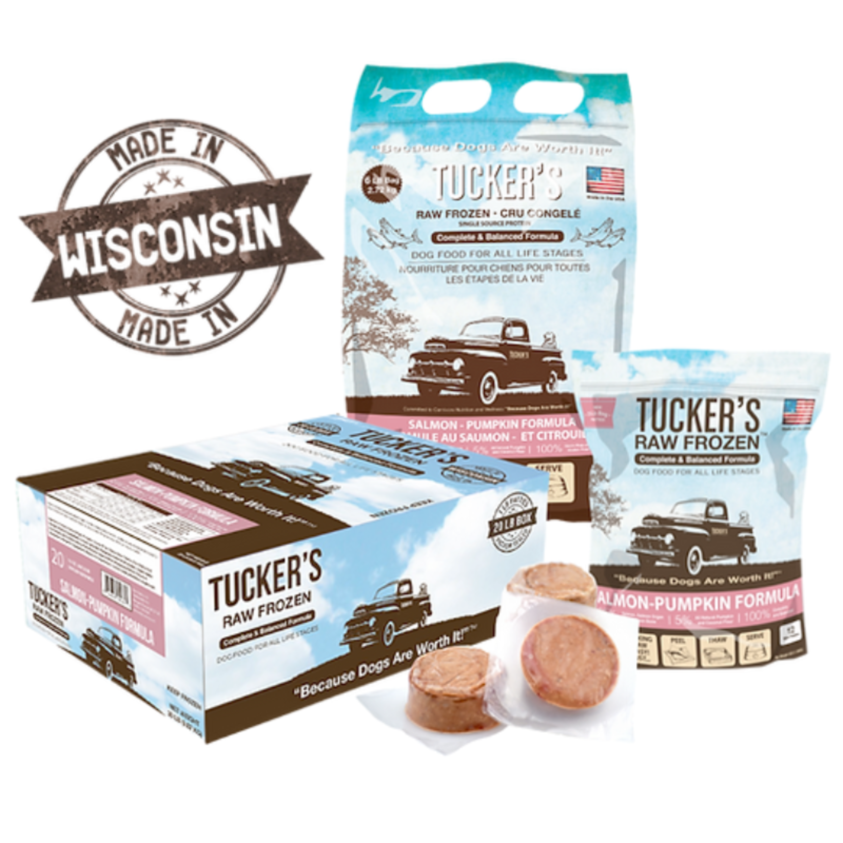 Tucker's Salmon & Pumpkin - Raw Frozen Dog Food - Tucker's