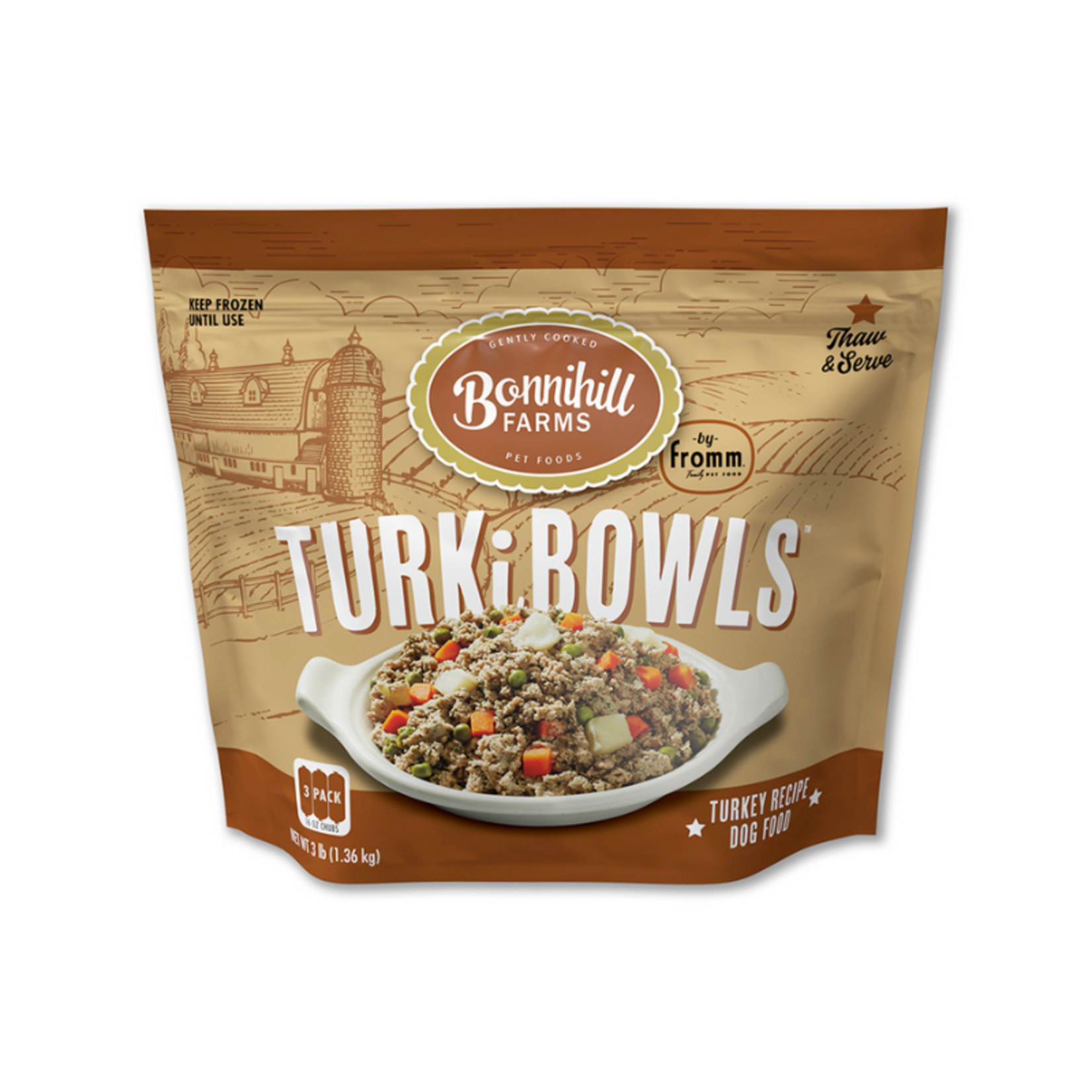 Turkey / TurkiBowls - Gently Cooked Food for Dogs - Bonnihill Farms by Fromm