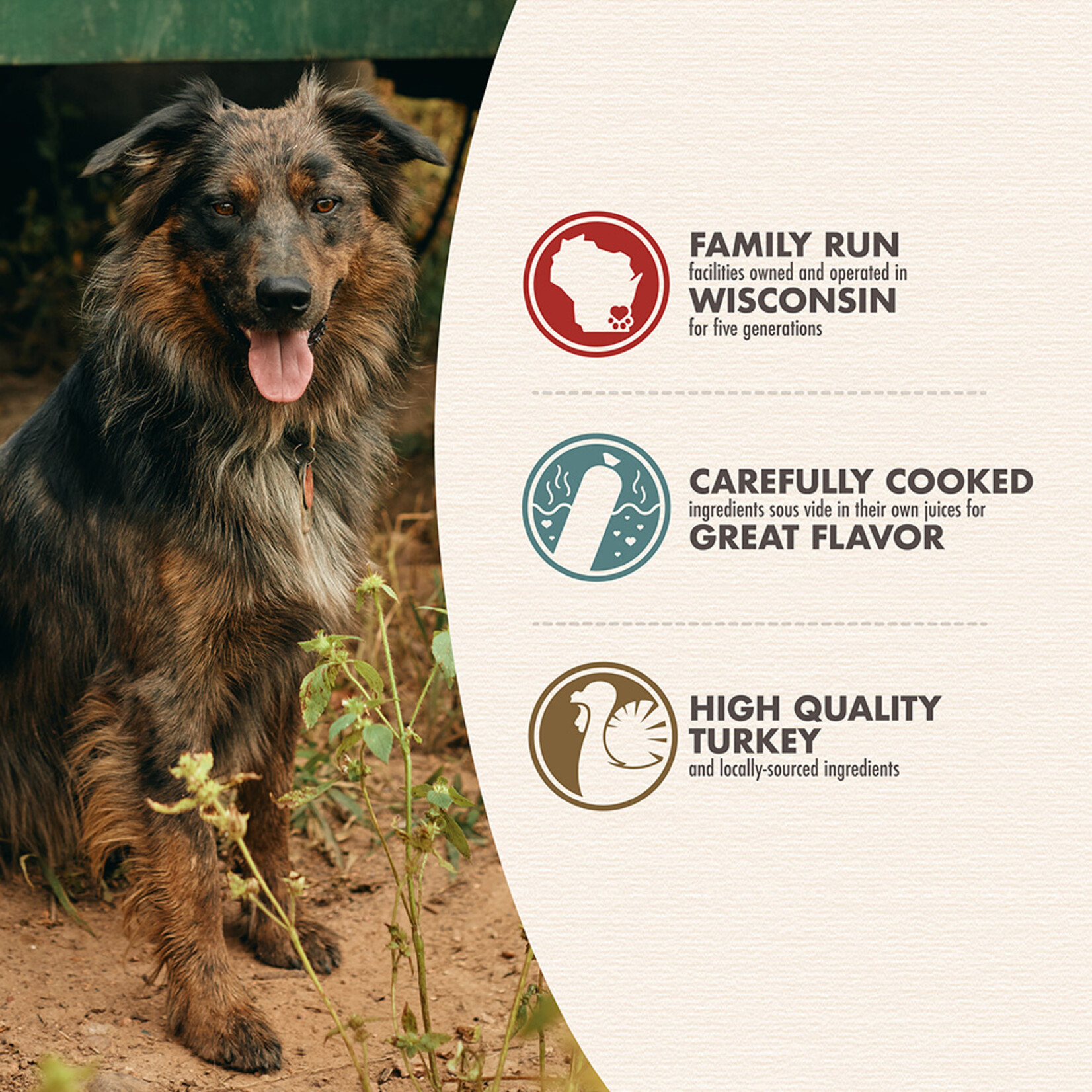 Turkey / TurkiBowls - Gently Cooked Food for Dogs - Bonnihill Farms by Fromm