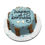 Bubba Rose Biscuit Co. Blue - Classic Birthday Cake - Frozen Bakery Cake - Bubba Rose Biscuit Co.