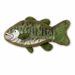 Wagsdale Dumb Bass (Fish) - Unstuffed Dog Toy - Wagsdale