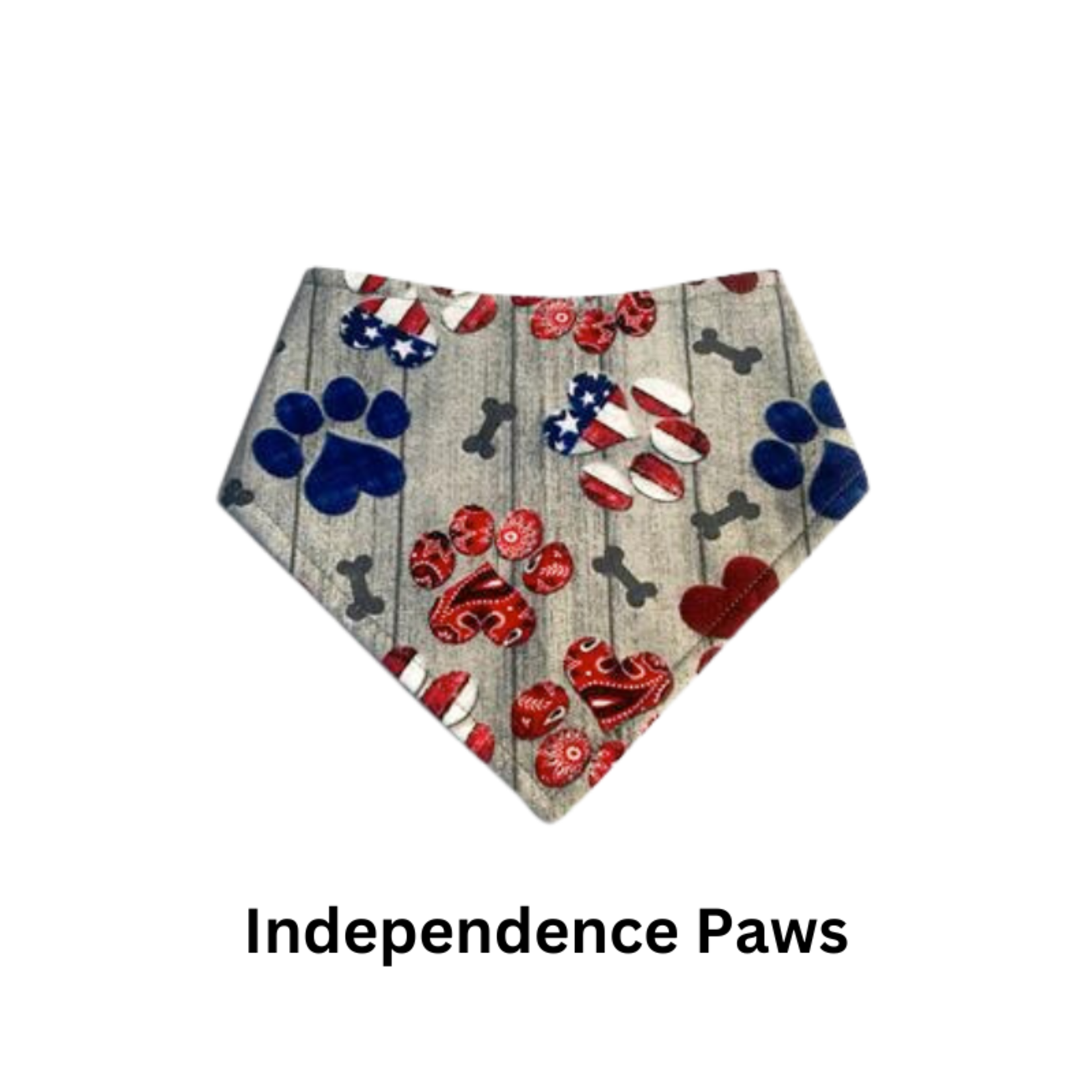 Very Vintage Designs Americana Paws - 4th of July - Bandana - Very Vintage