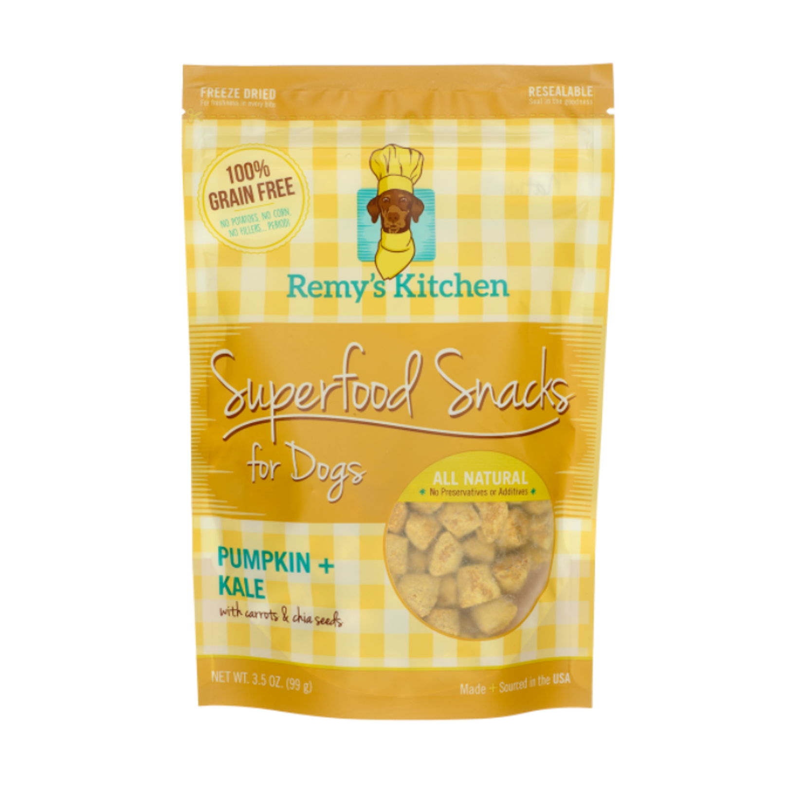 Remy's Kitchen 3.5 oz. - Pumpkin + Kale - Superfood Snacks -  Remy's Kitchen - SALE / DISCOUNT (Reg. $12.99)