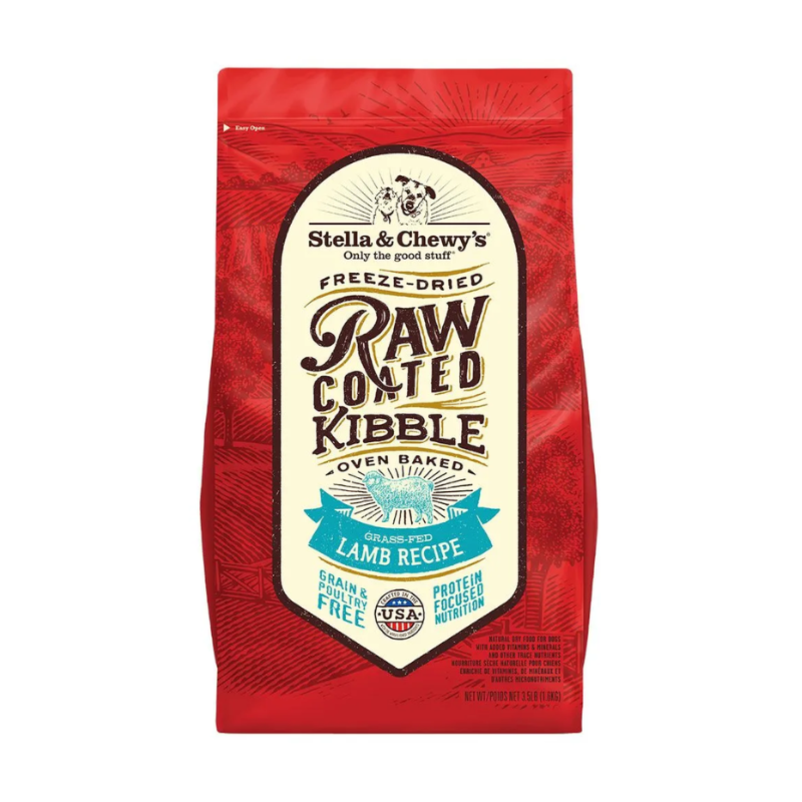 Stella & Chewy's Lamb - Raw Coated Kibble - Stella & Chewy's