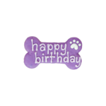 Bosco and Roxy's Bakery 6" - Purple - Happy Birthday Bone - Bakery Cookie - Bosco and Roxy's