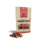 Vital Essentials 1.9 oz. - Chicken Hearts - Freeze-Dried Treat - Vital Essentials