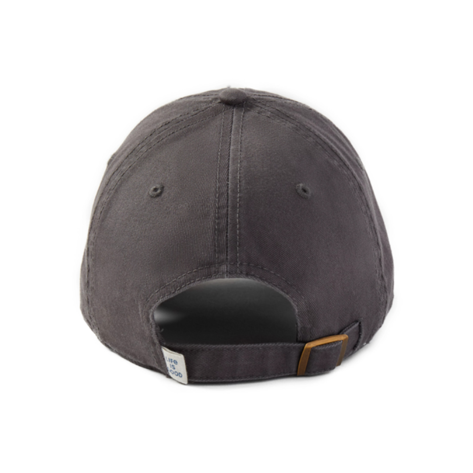 Life Is Good Americana Tattered Chill Cap - Patriotic Dog Hat - Slate Gray - Life Is Good