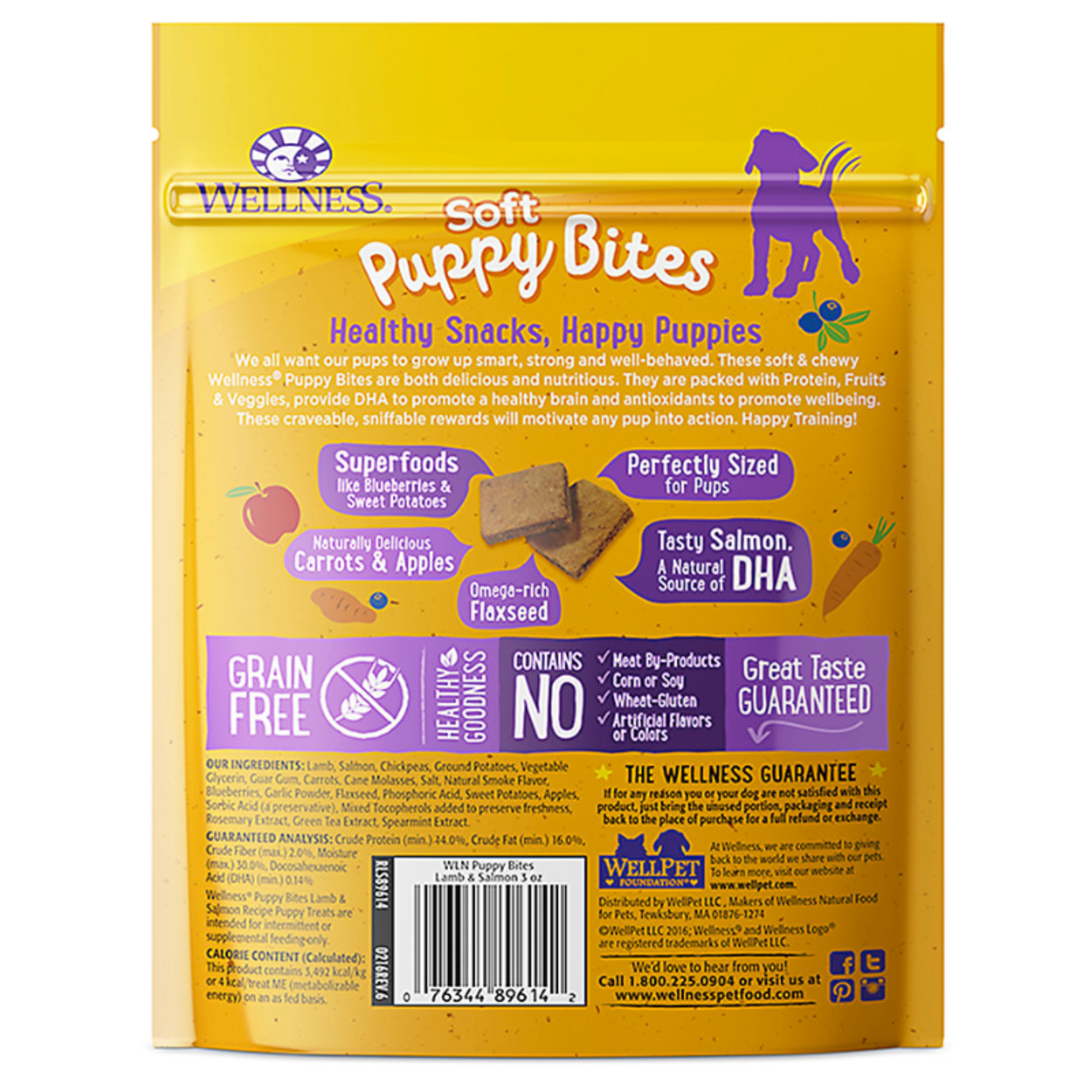 Wellness Lamb & Salmon - Soft Puppy Bites - Wellness
