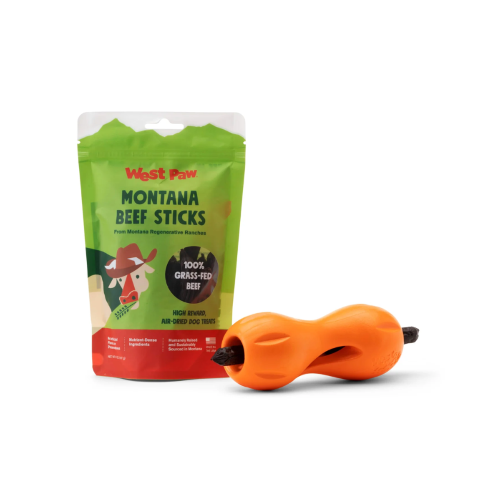 West Paw 6 oz. - Beef Sticks - Air-Dried Dog Treats - West Paw