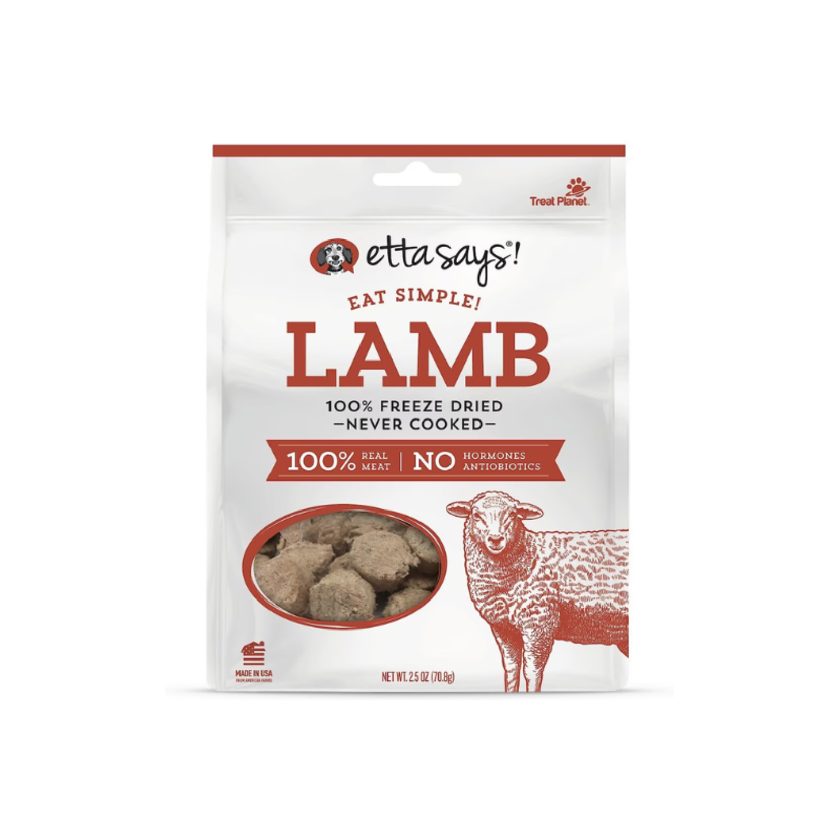 Etta Says! 2.5 oz. - Lamb Treats - Eat Simple - Etta Says!