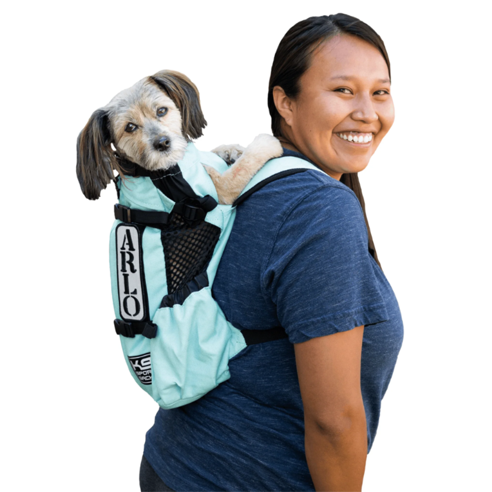 K9 Sport Sack Air 2 Backpack Dog Carrier - Grey or Mint Blue - K9 Sport Sack