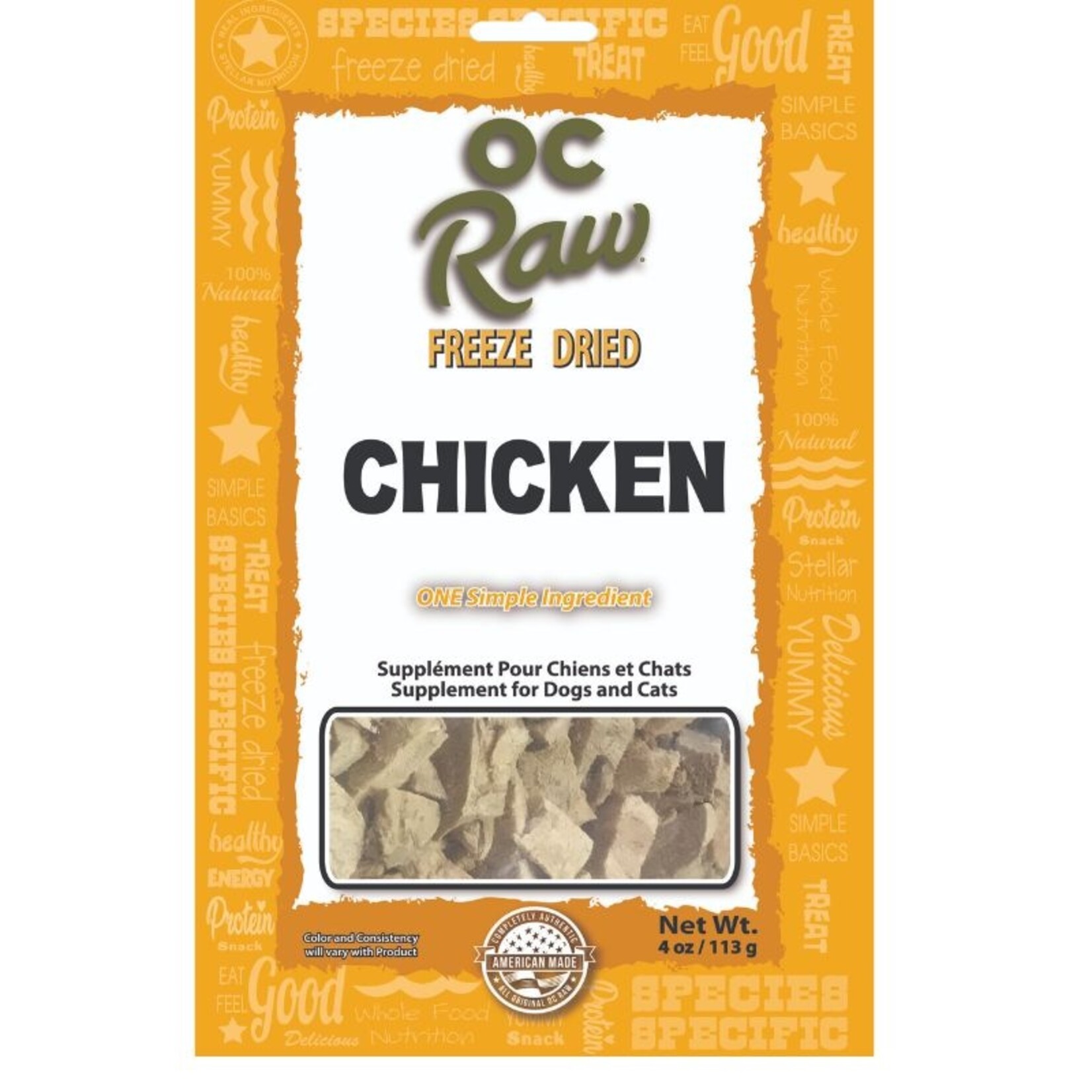 OC Raw Chicken - Freeze Dried Treats - OC Raw : 4 oz.