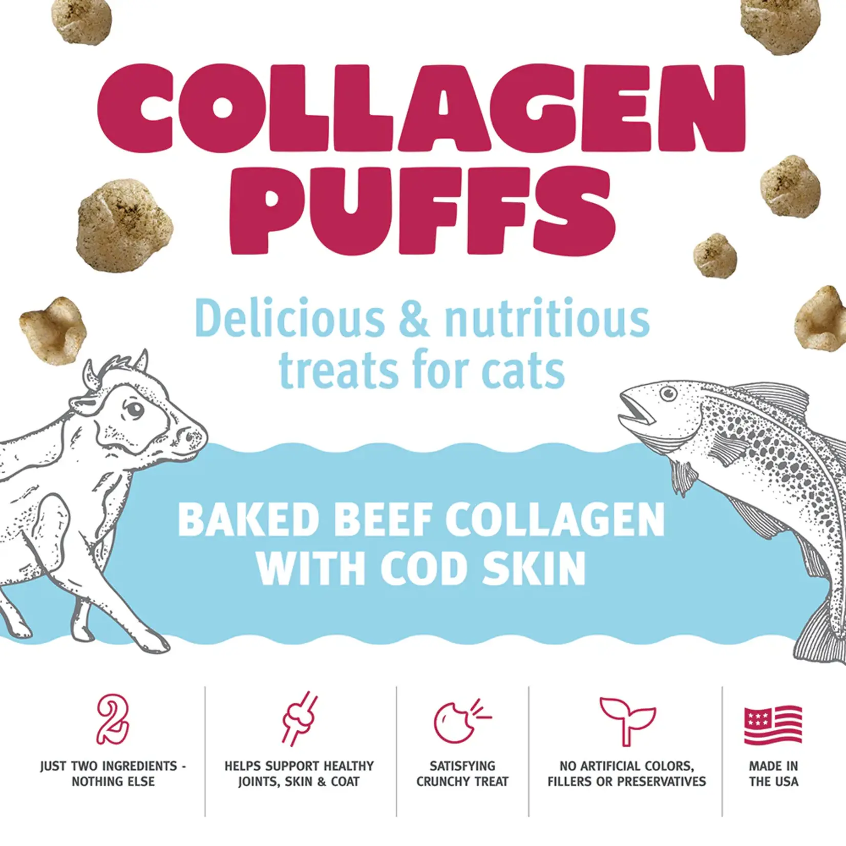Icelandic Pure .5 oz. - With Lamb Marrow - Baked Beef Collagen Puffs - Icelandic+
