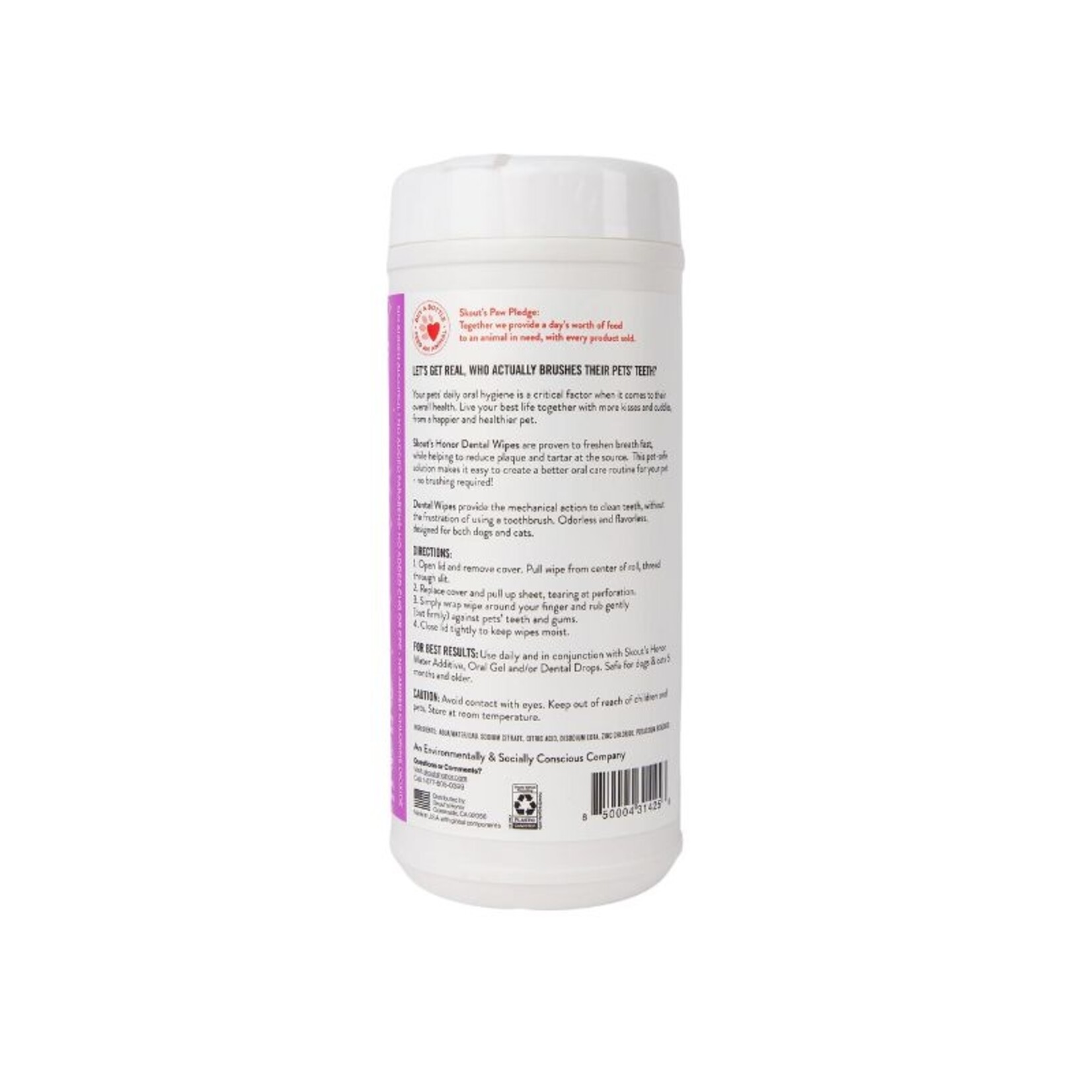 Skout's Honor 50 ct. - Dental Wipes - Skout's Honor