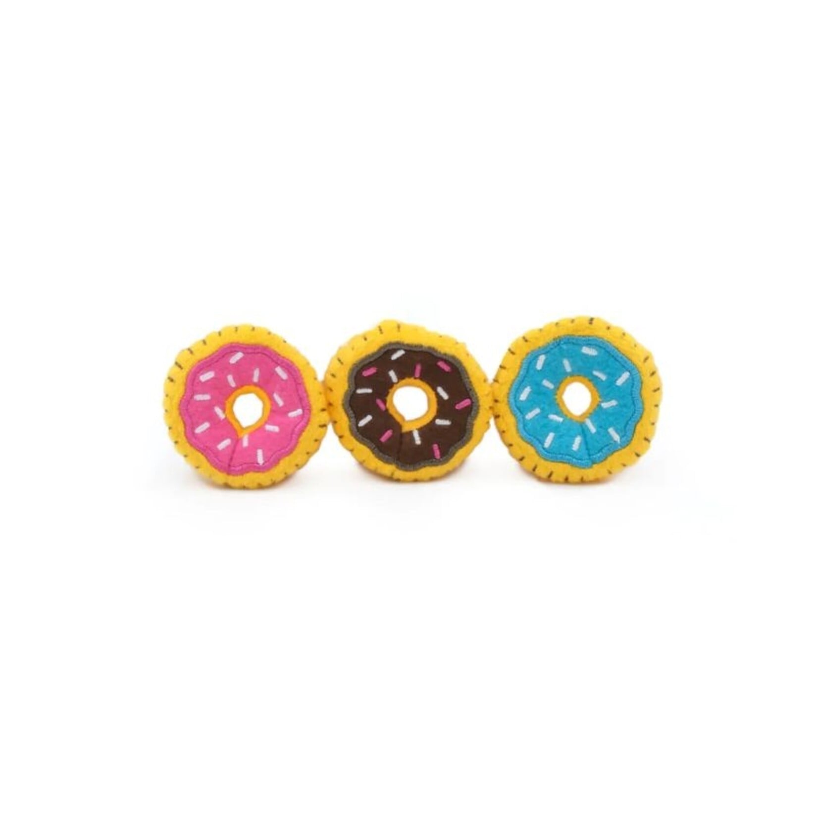ZippyClaws 3 Pack - Mini Donuts - Cat Toys - Zippy Claws