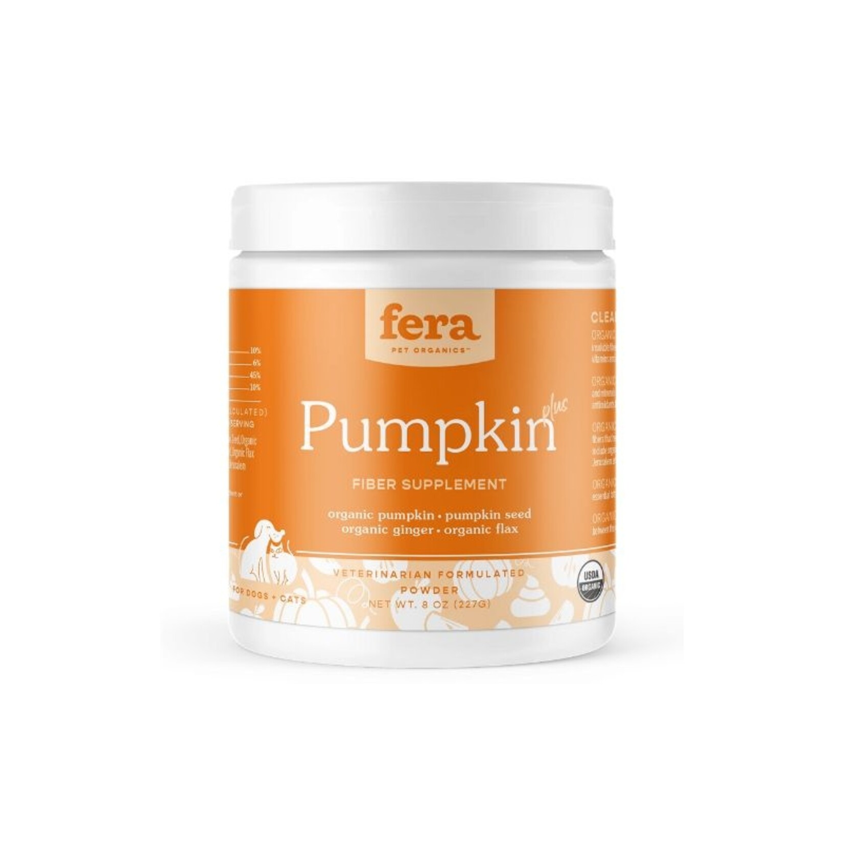 Fera Pets 8 oz. - Pumpkin Fiber Supplement - Fera