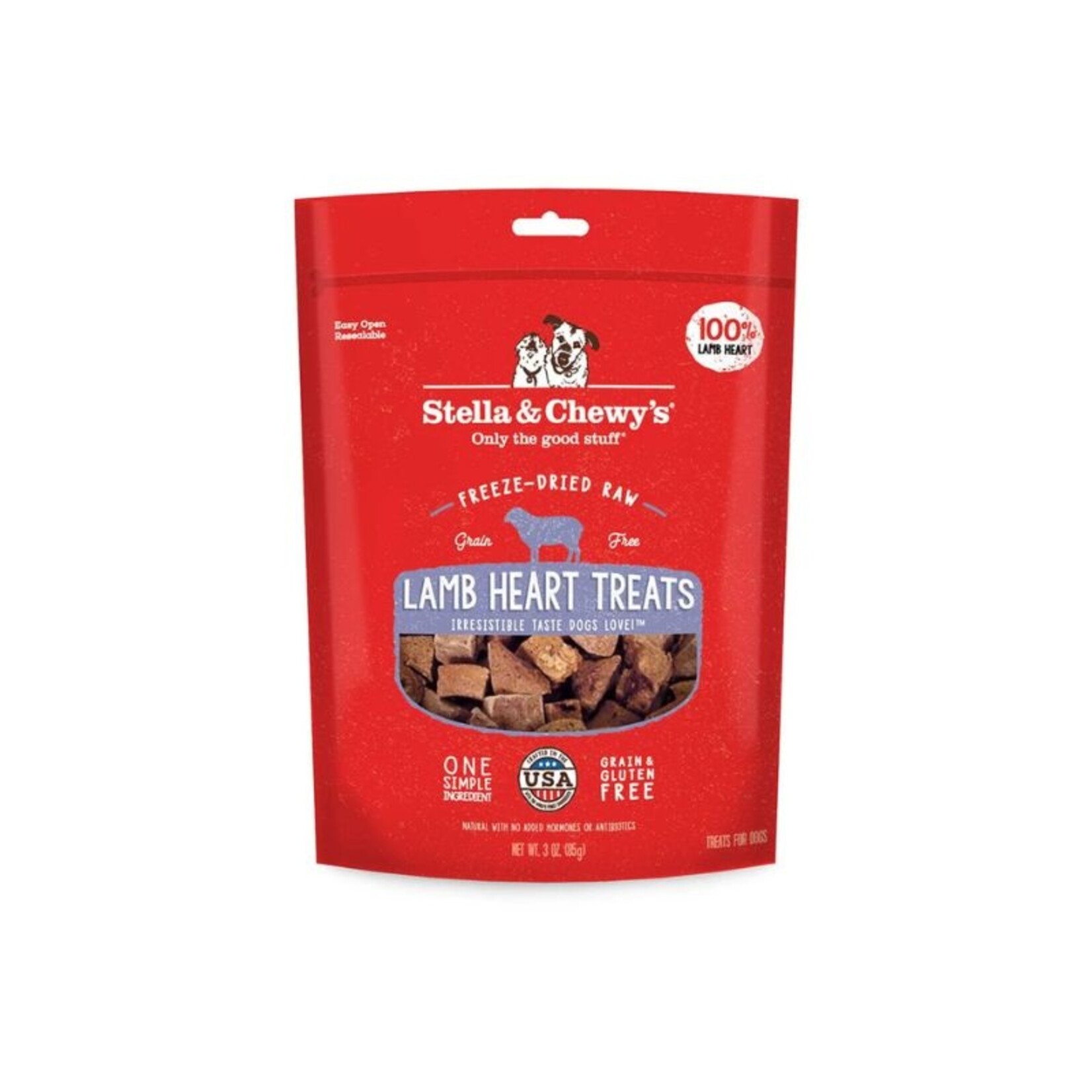 Stella & Chewy's 3 oz. - Lamb Heart Treat - Stella & Chewy's