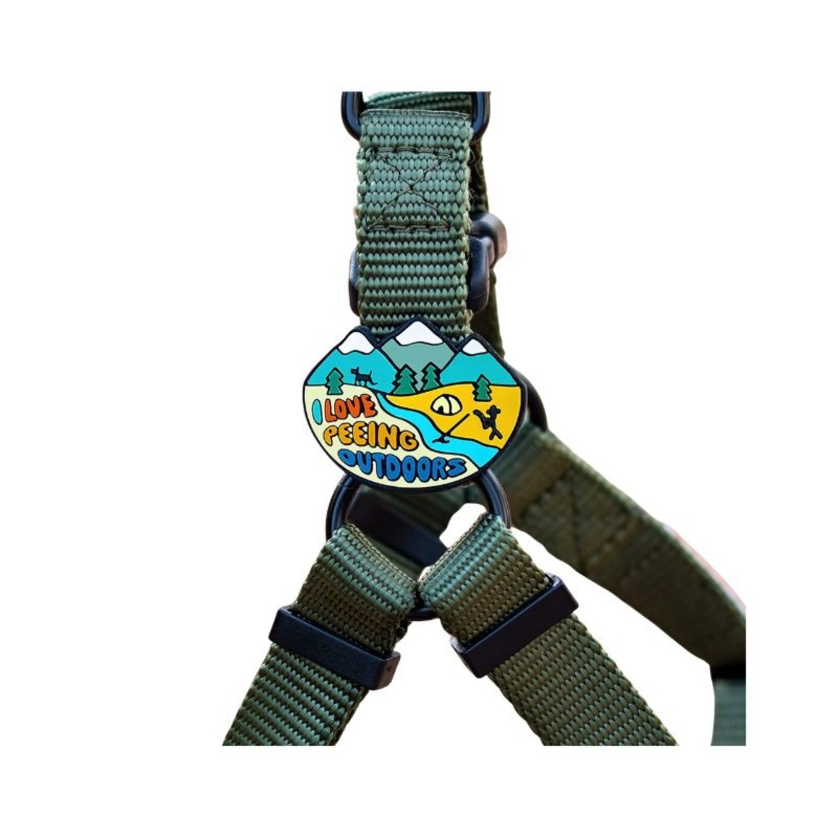 Jiby Dog Crew Nature - Leash/Collar Badge - Jiby Dog Crew :