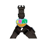 Jiby Dog Crew Heart w/ Text - Leash/Collar Badge - Jiby Dog Crew :