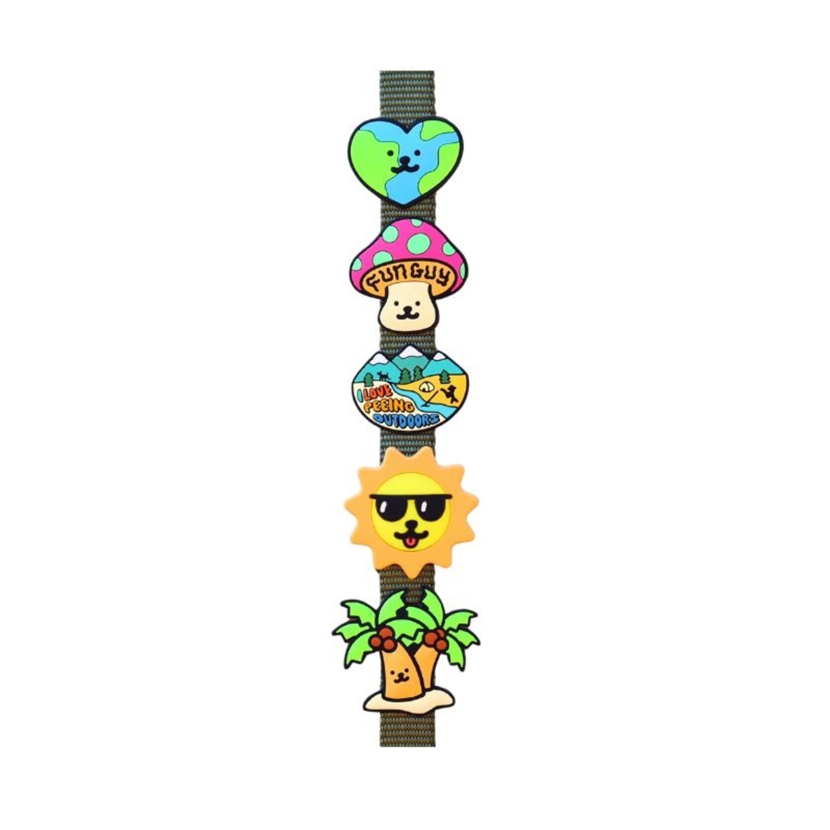 Jiby Dog Crew Multi Pack - Leash/Collar Badges - Jiby Dog Crew :