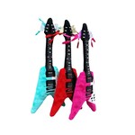 Crochet Kitty 12" - Meowsical Guitar - Crinkle Catnip Toy - Crochet Kitty :